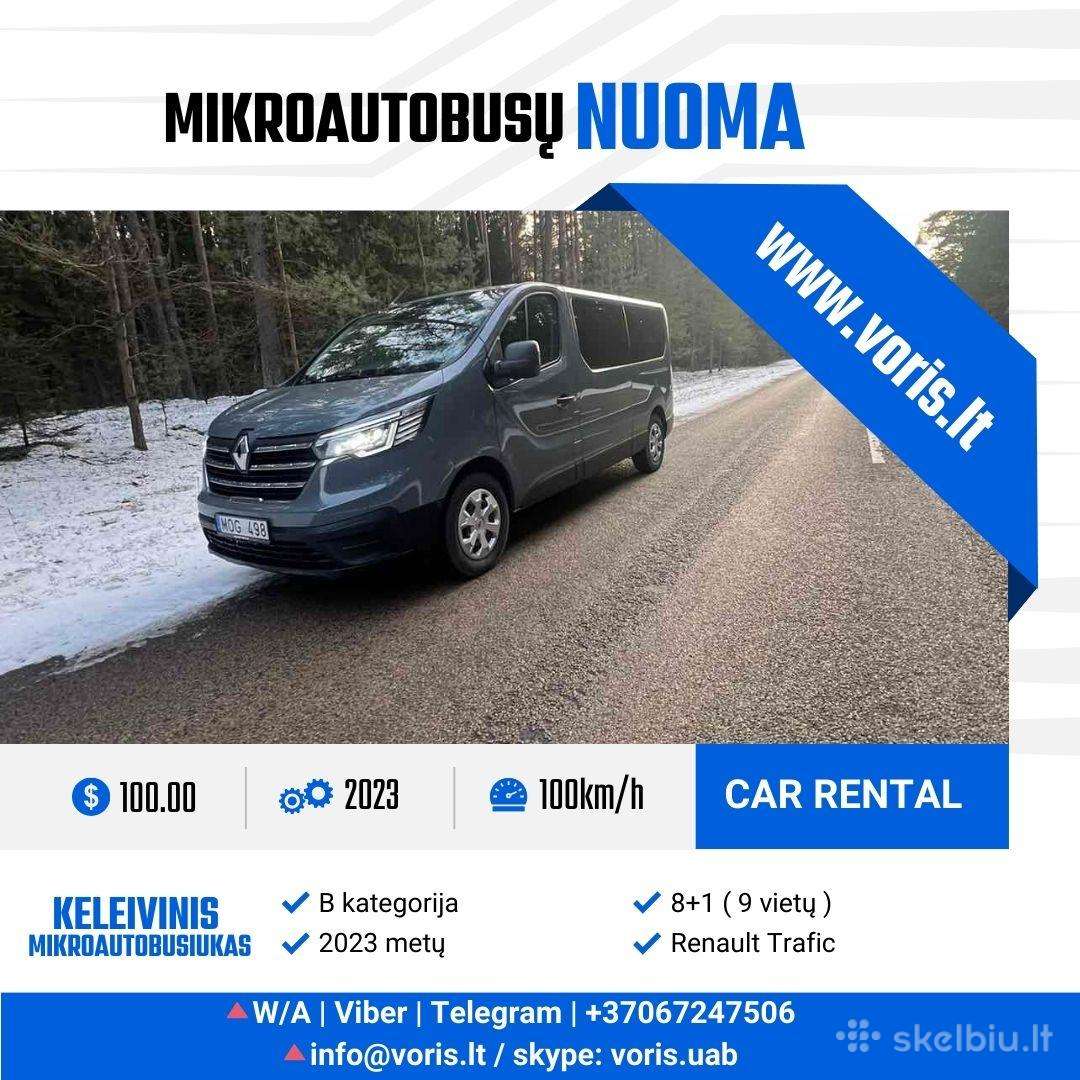Renault Trafic, passenger minibus
