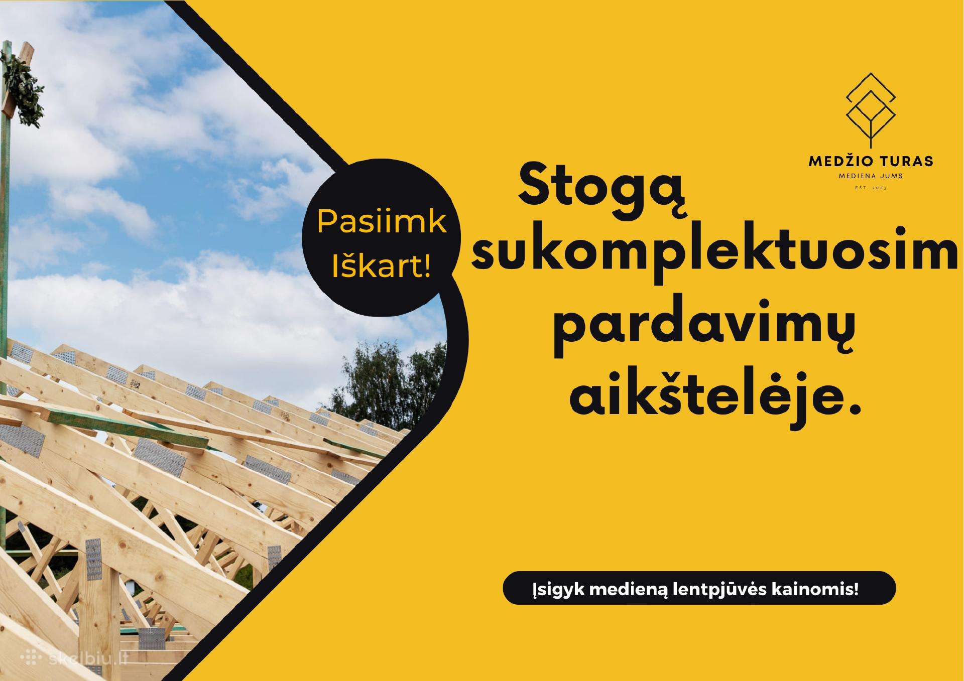 Statybinė mediena Vilniuje ir Vilniaus rajone