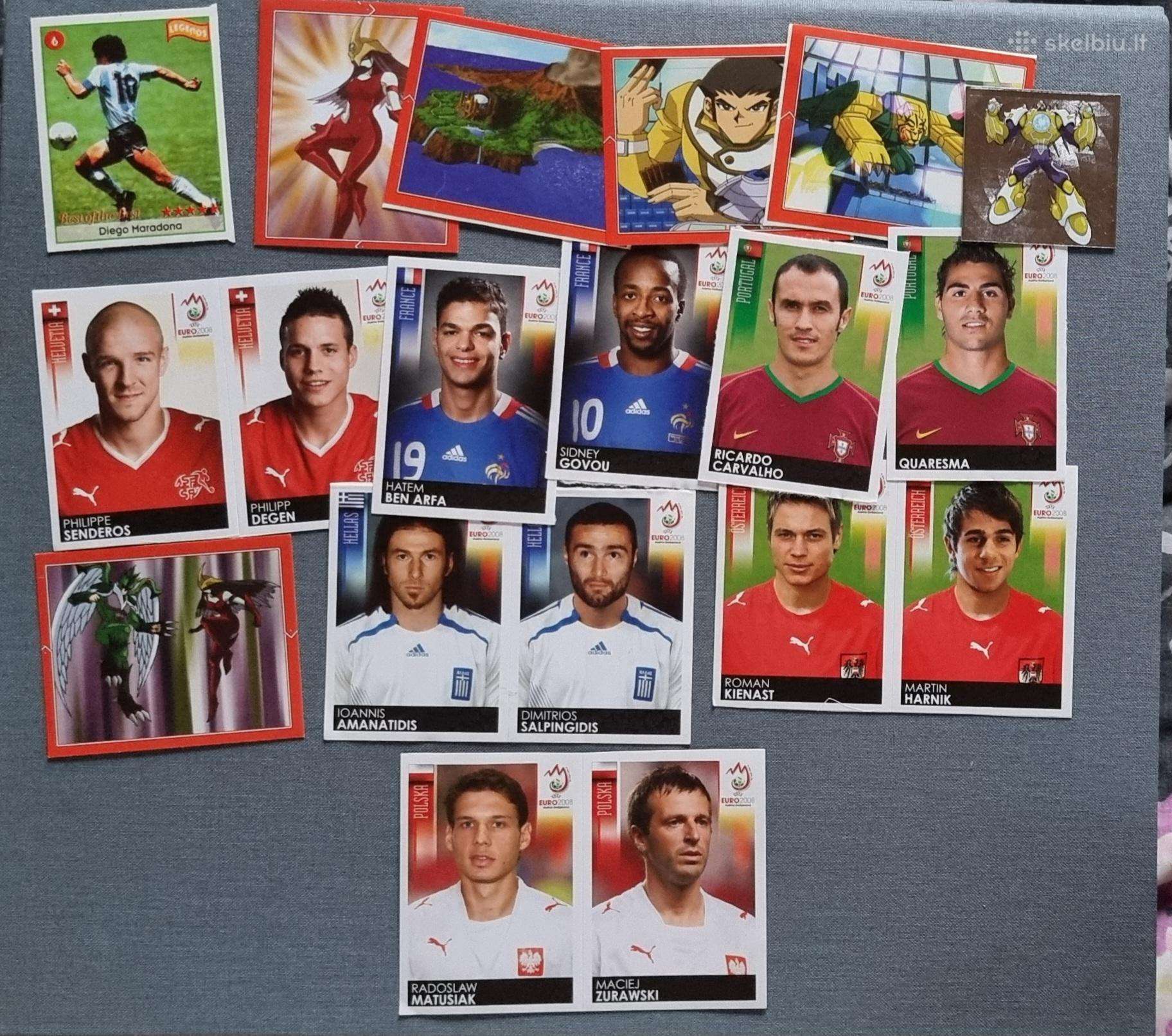 Yugioh, euro2008 lipdukai