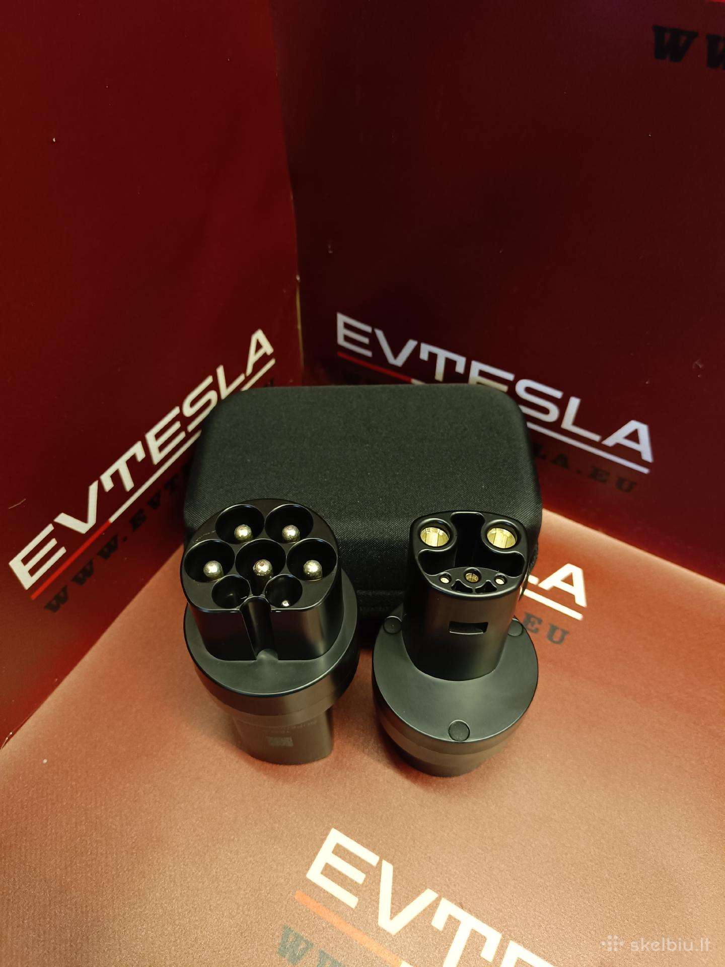 Tesla Usa į Type 2 (Eu) įkrovimo adapteris 11.5kw