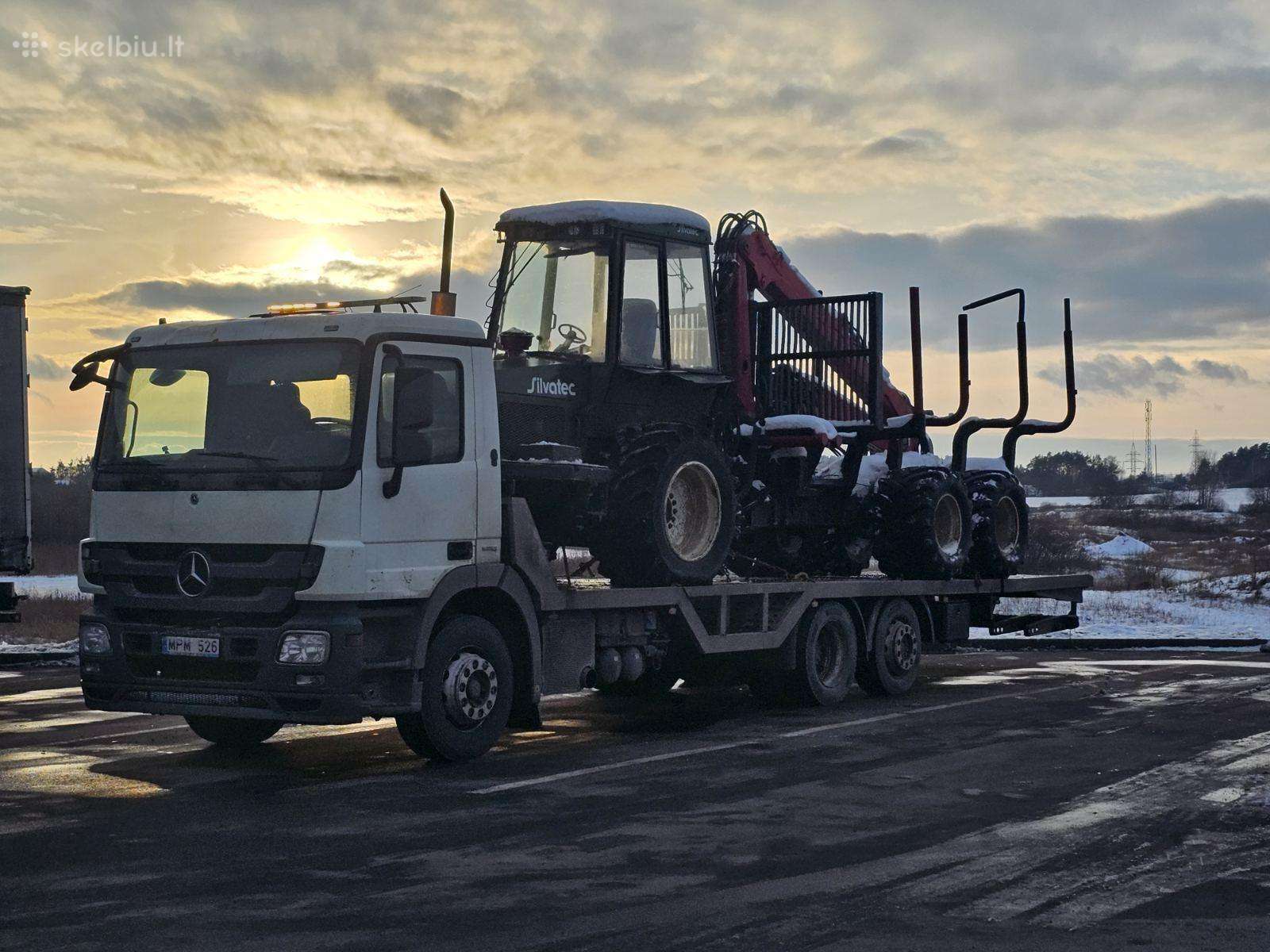 Tralas.platforma iki 60t.plocio,svorio leidimai.