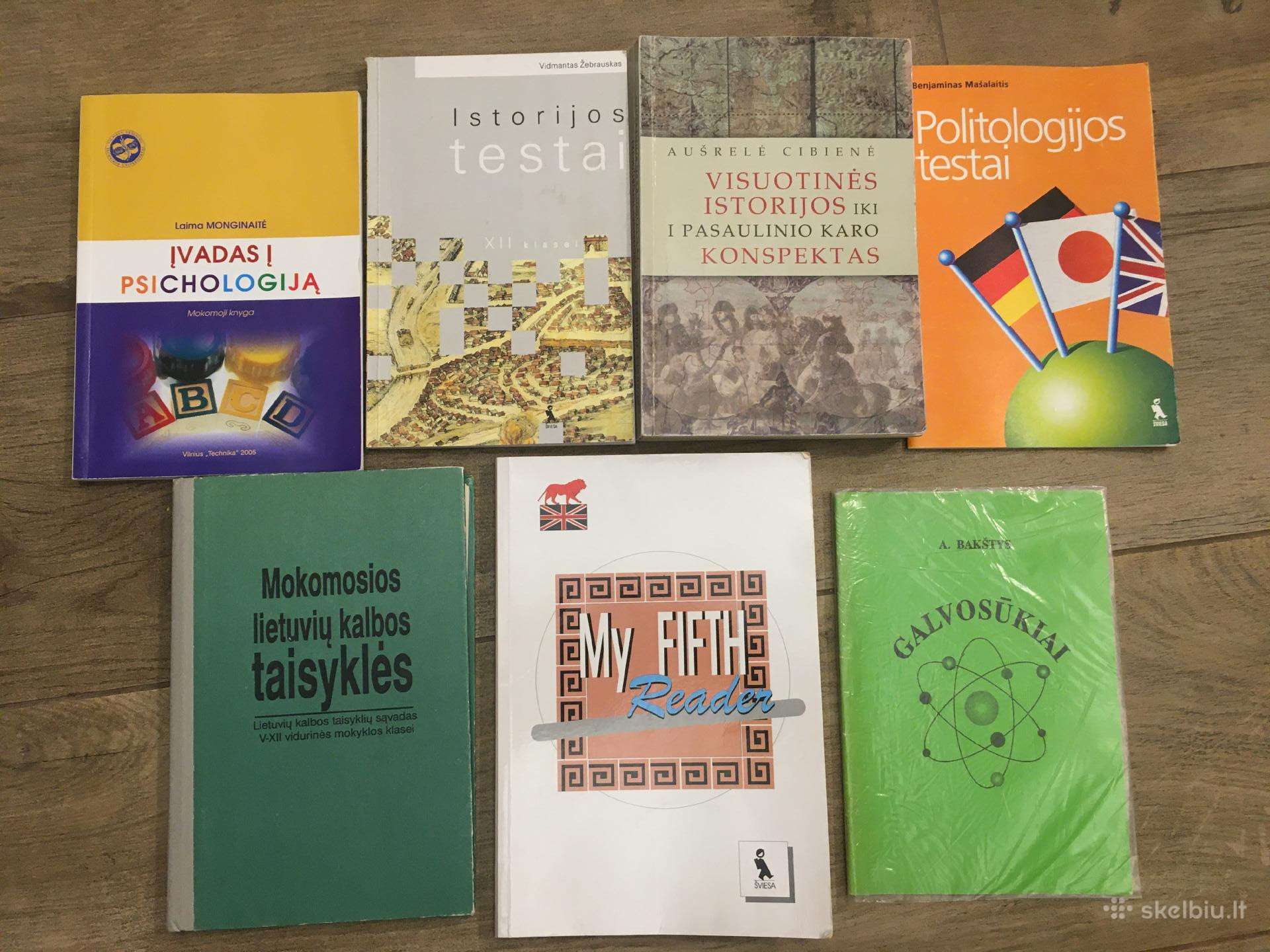 Matematikos, istorijos, psichologijos, vadovėliai