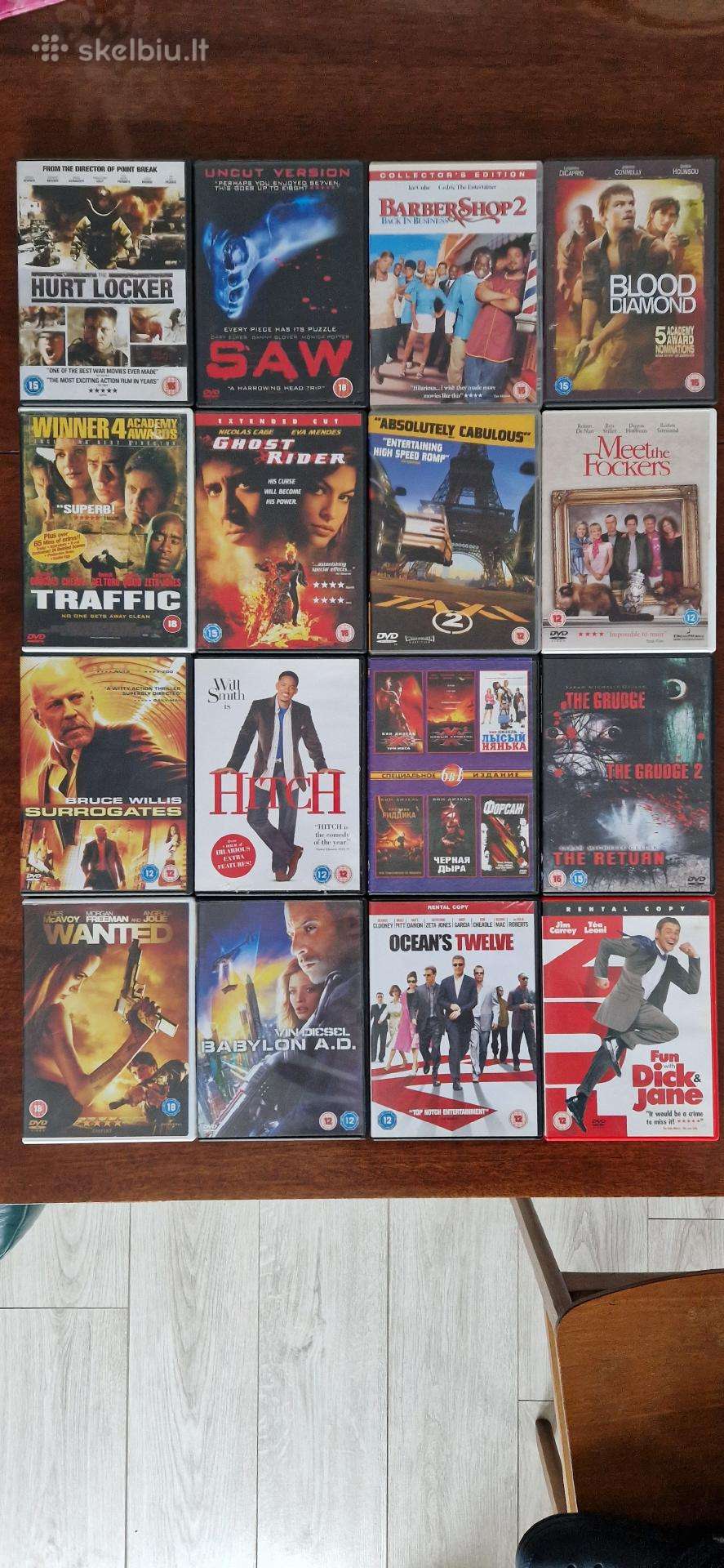 Parduodu Dvd filmus