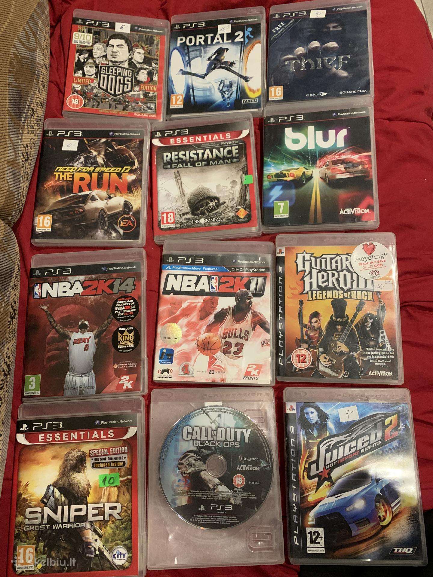 Žaidimai Playstation 3, Playstation 4, Nintendo