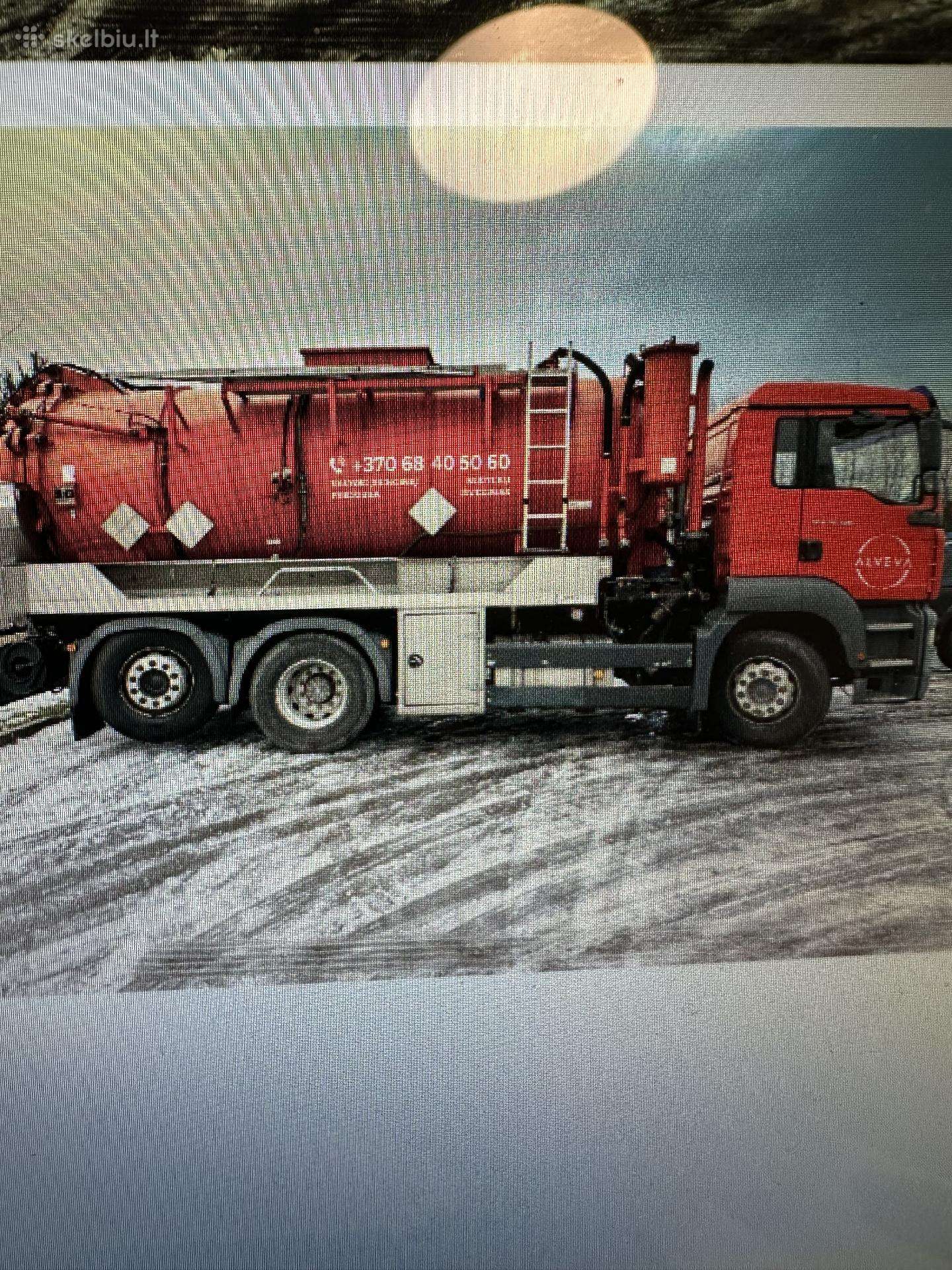 Nuotekų išvežimas Kaune iki 12 m3.