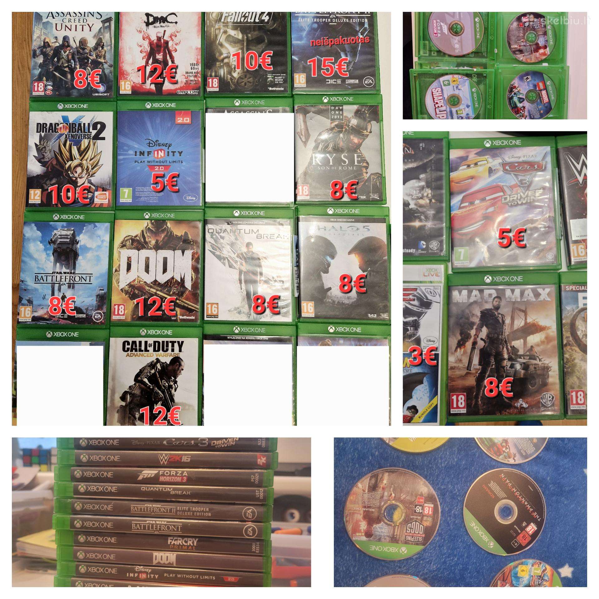 Xbox one žaidimai