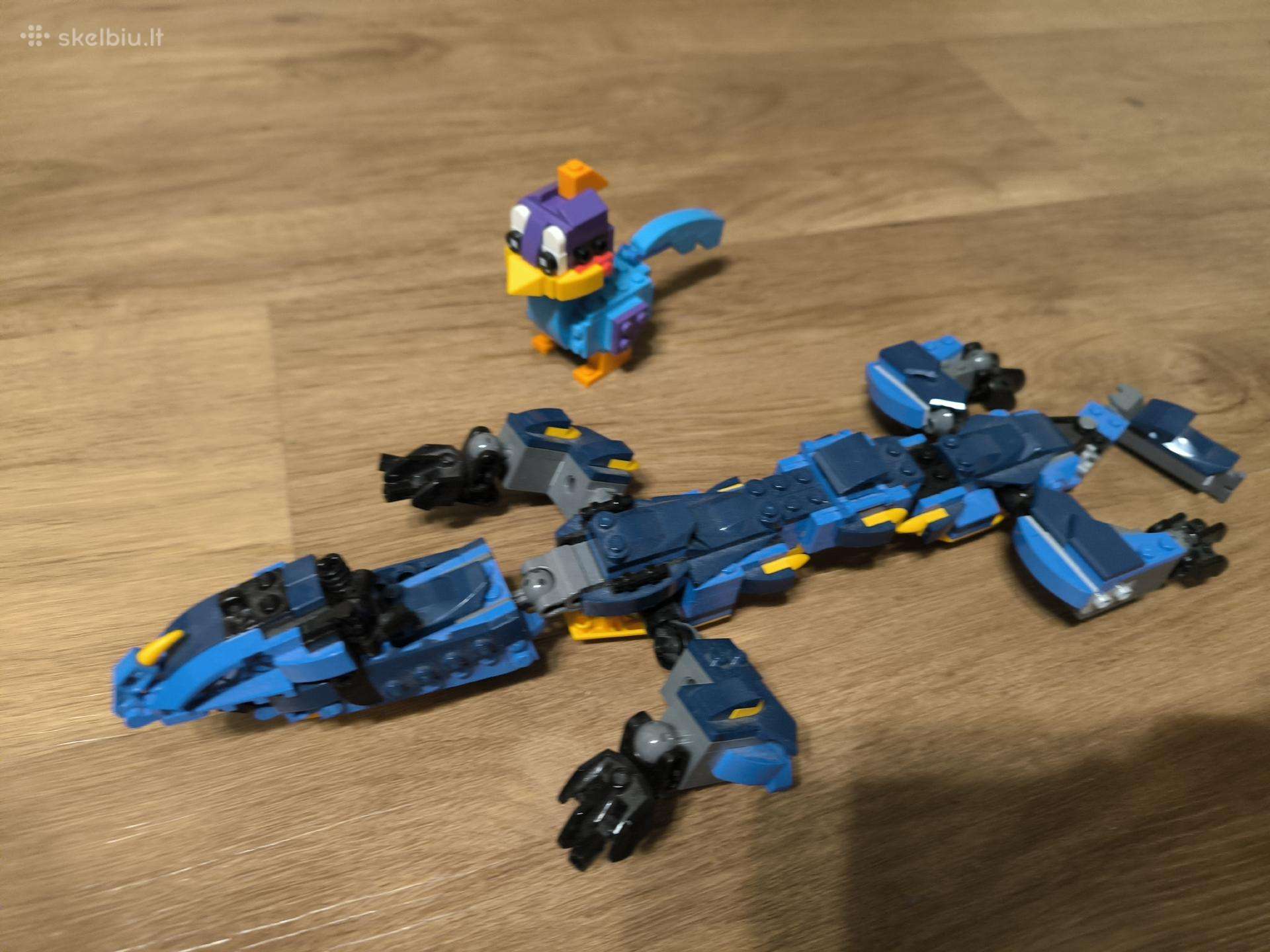 Lego Mėlynasis Drakonas +paukstis+lektuvas