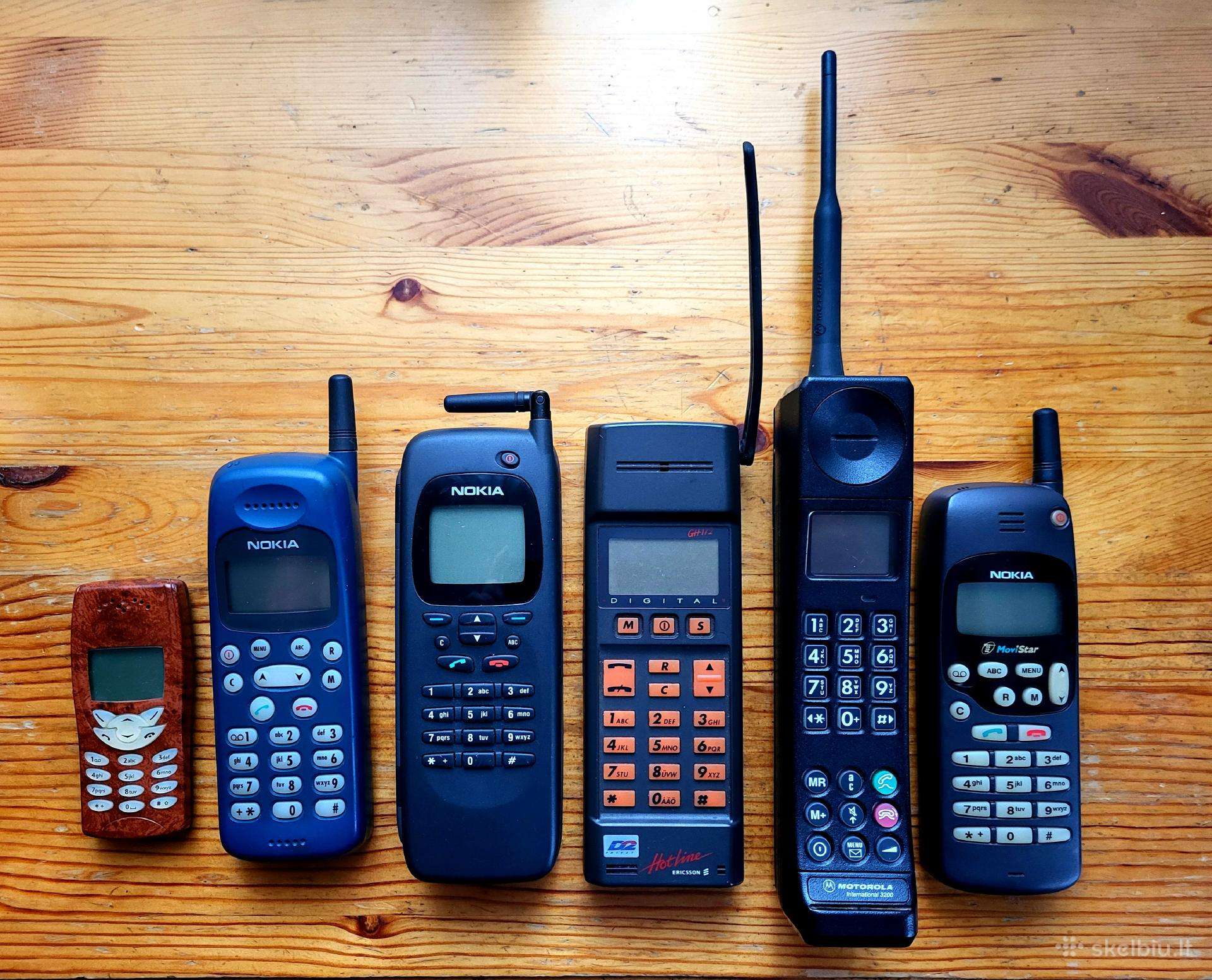 Įvairūs telefonai