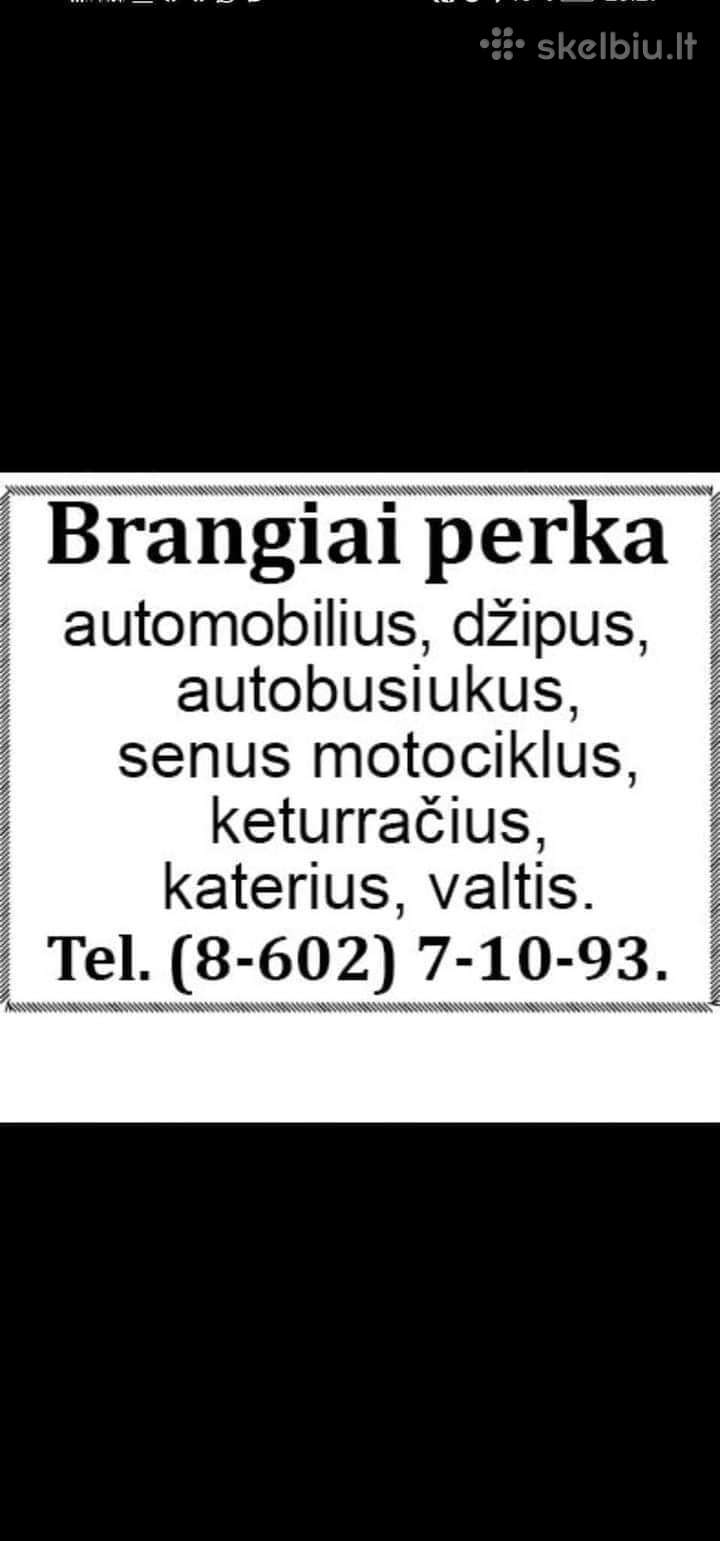 Automobiliu Supirkimas