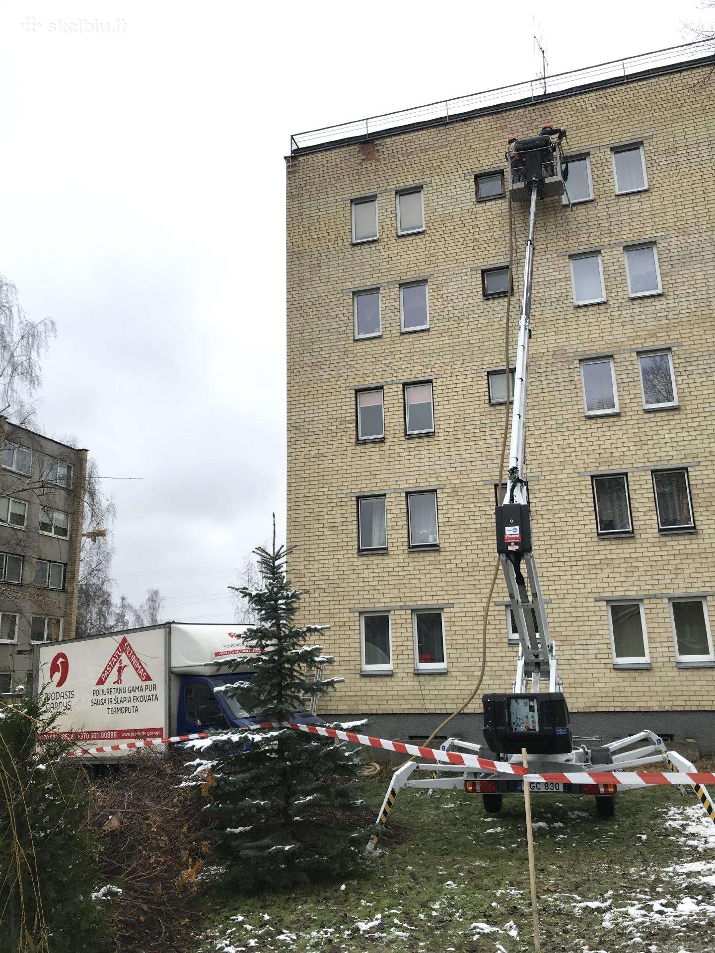 Šiltinimas poliuretanu, termoputa, ekovata, knauf