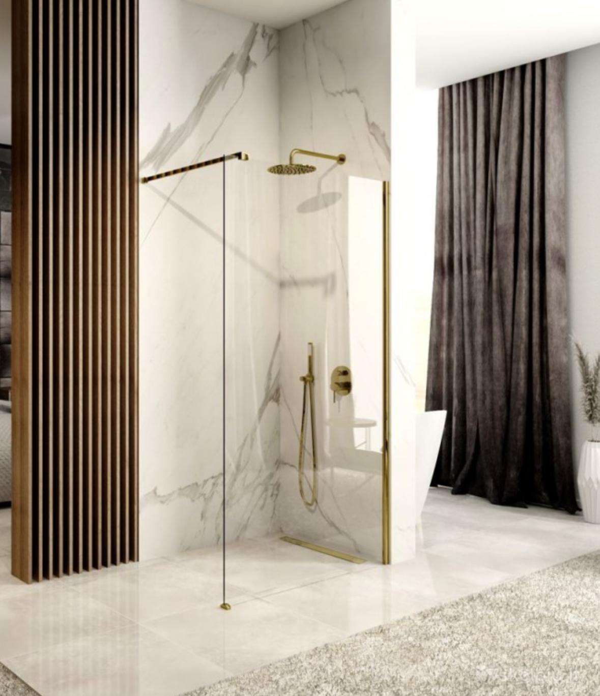 Dušo sienelė 90cm pigiau Aero Gold
