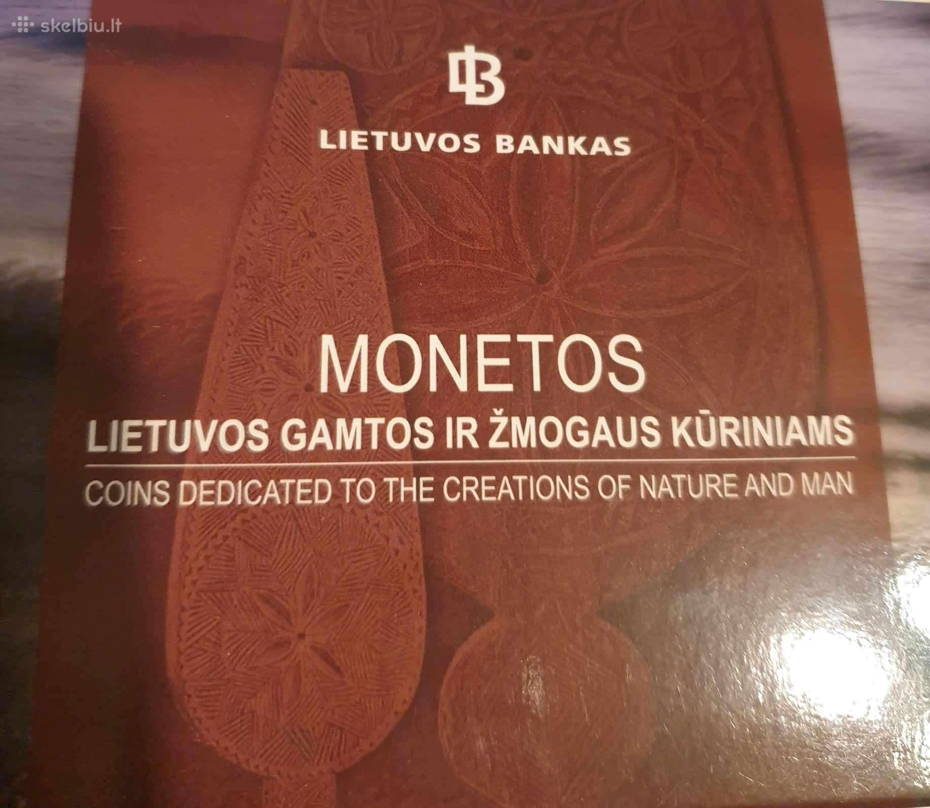 2 Lt monetos gamtos ir žmogaus kūriniams Unc