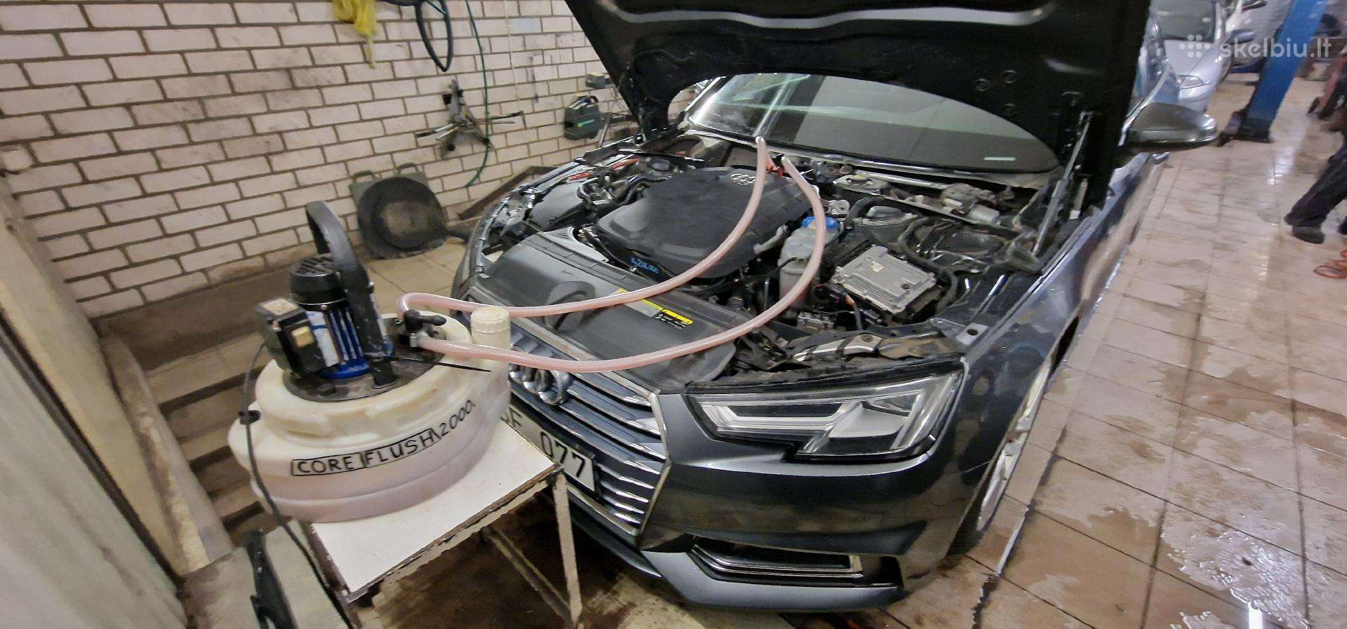 Automobilio pečiuko plovimas, keitimas