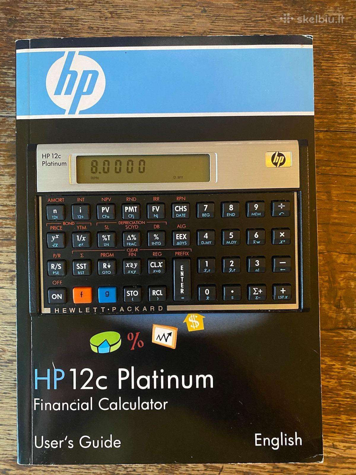 Finansinis skaičiuotuvas Hp12c Paltinum