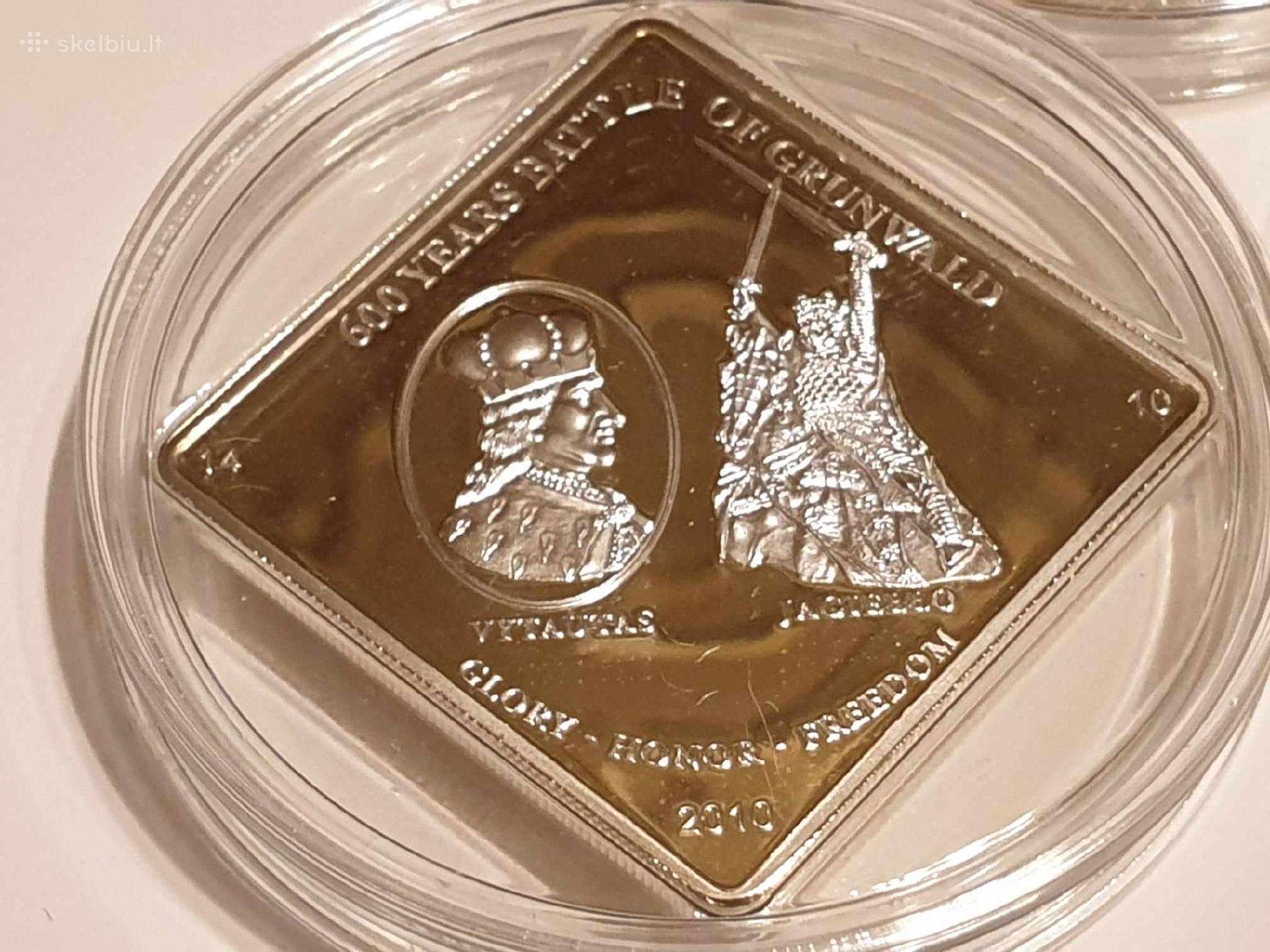 Palau 1 dolerio monetos lietuvos tematika