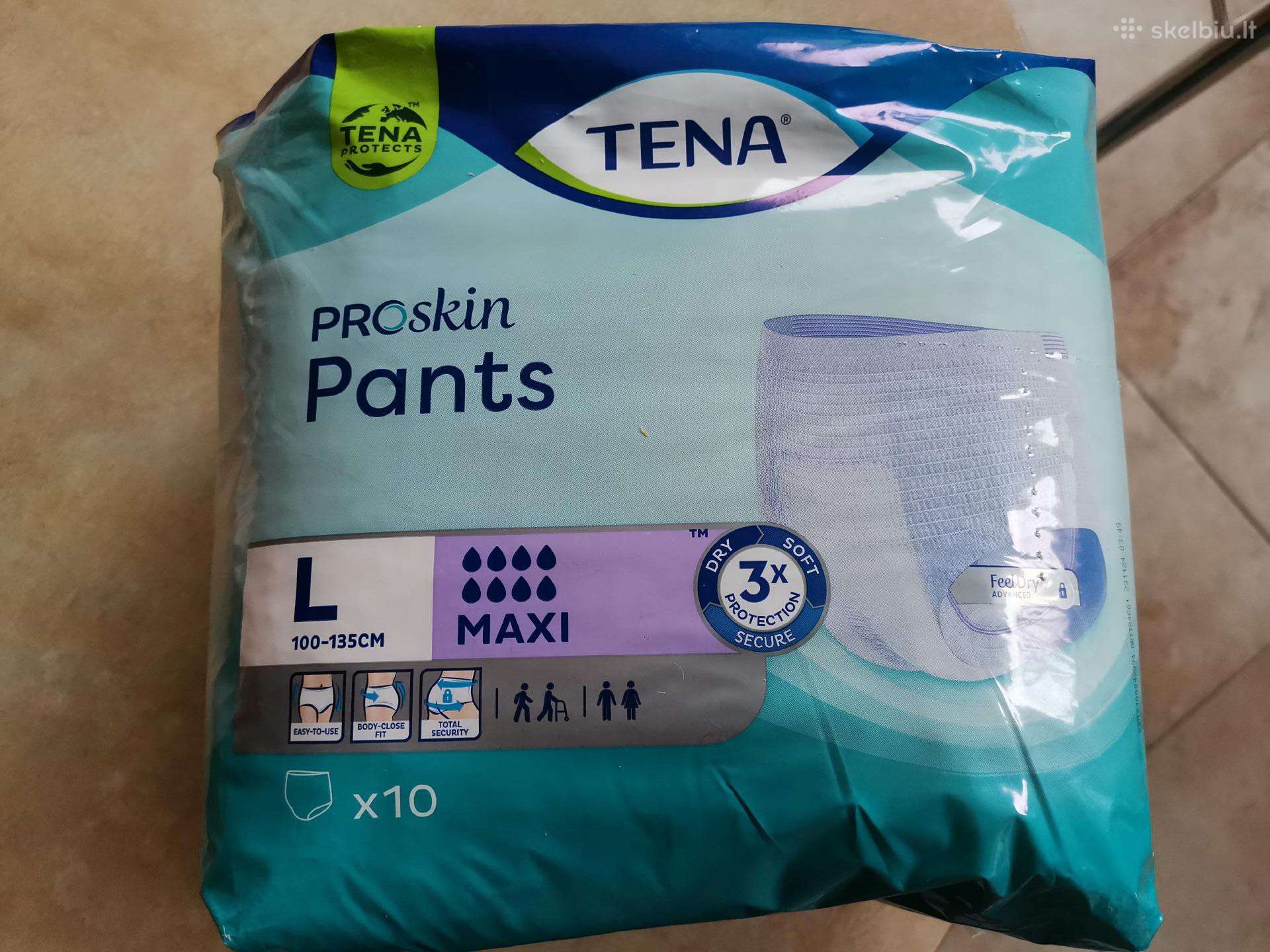 Tena Proskin Pants 8lašų sauskelnės (L dydžio)