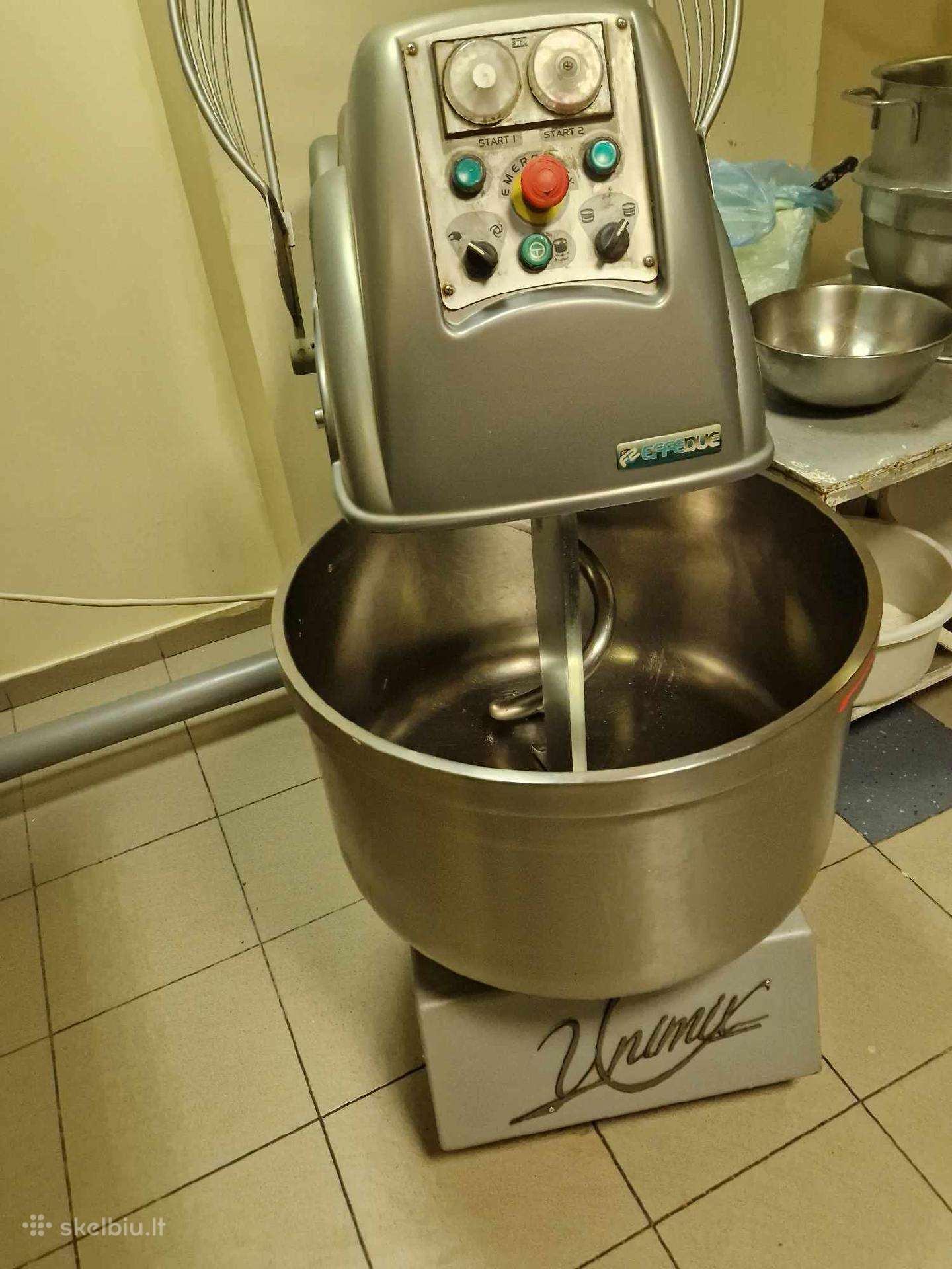 Naudota spiralinė tešlos maišyklė 60l