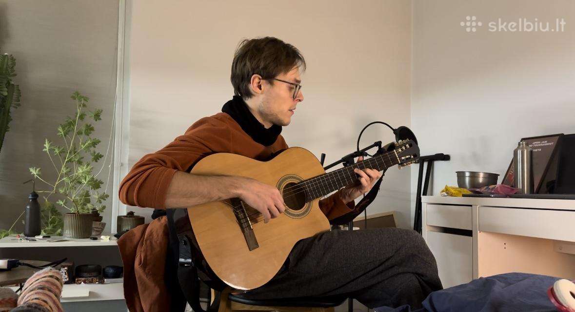 Gitaros pamokos Vilniuje