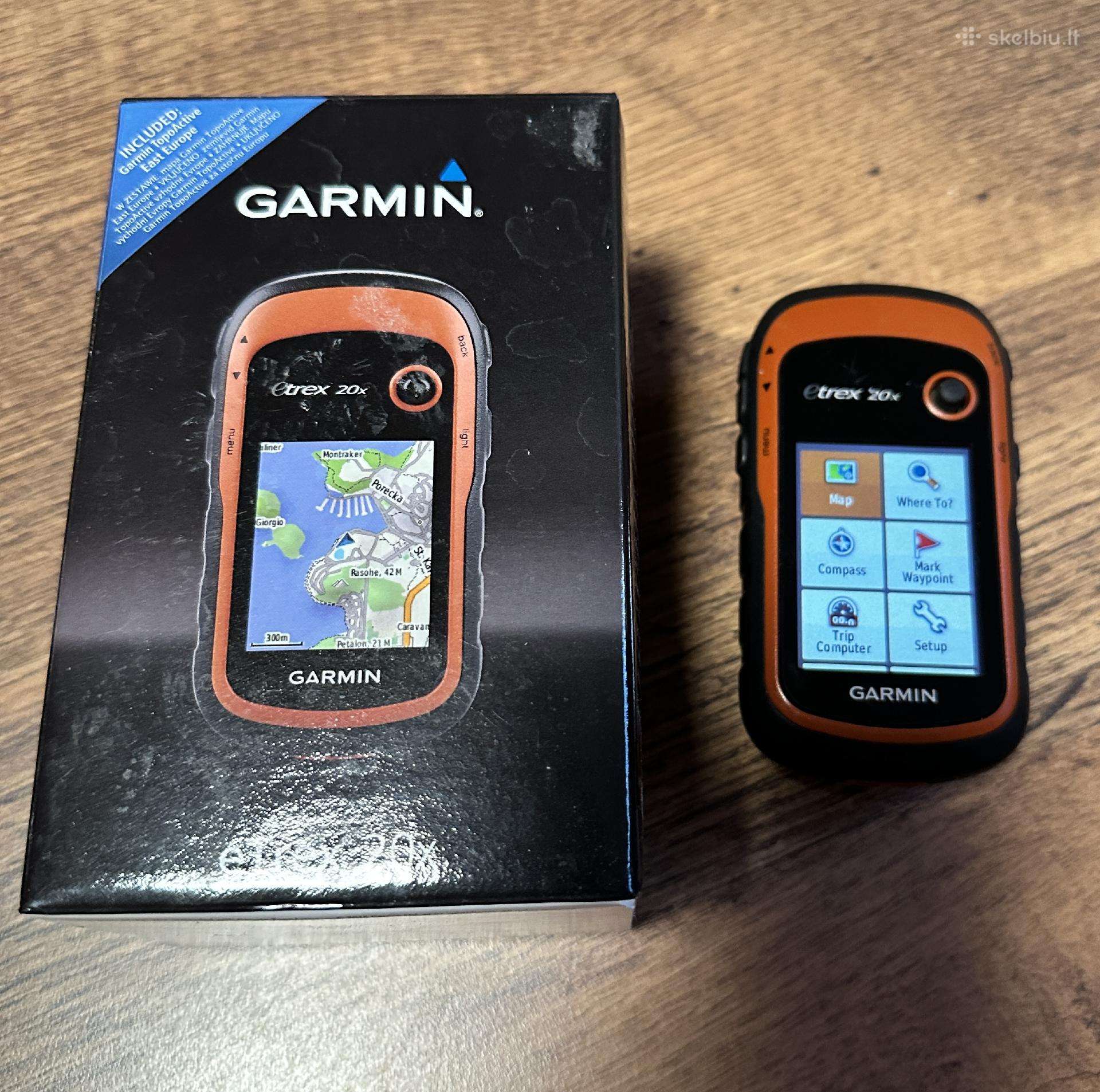 Garmin etrex 20x navigatoriua