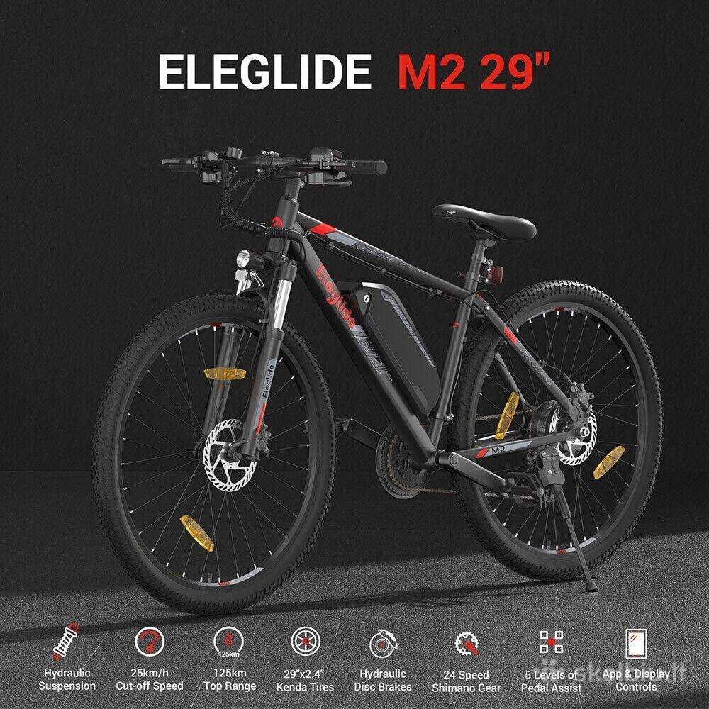 Eleglide M2" 29 ratai/ 250 W/ 15 Ah/ 25 km/h