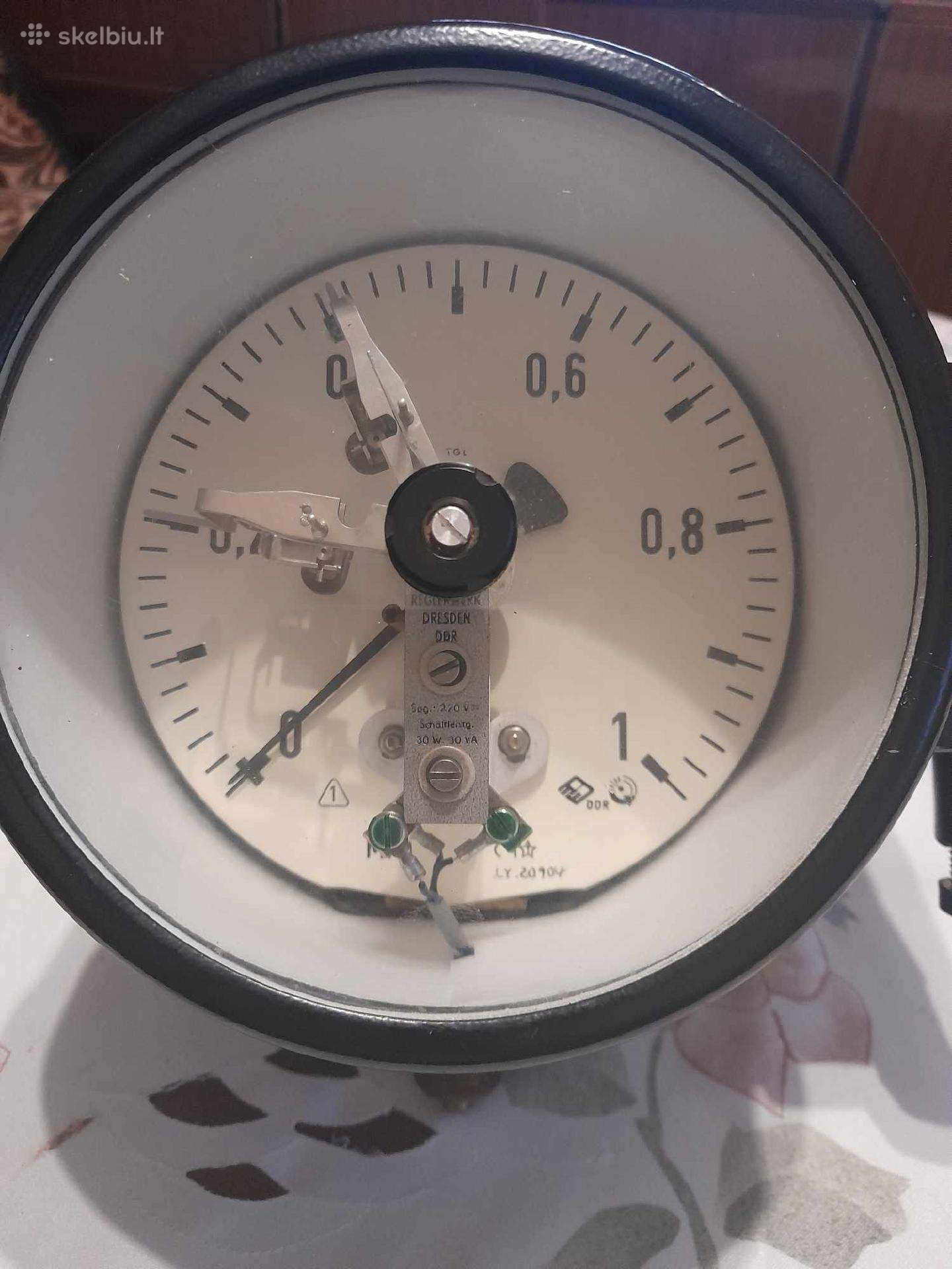 Elektrokontaktinis monometras naujas 01 mpa