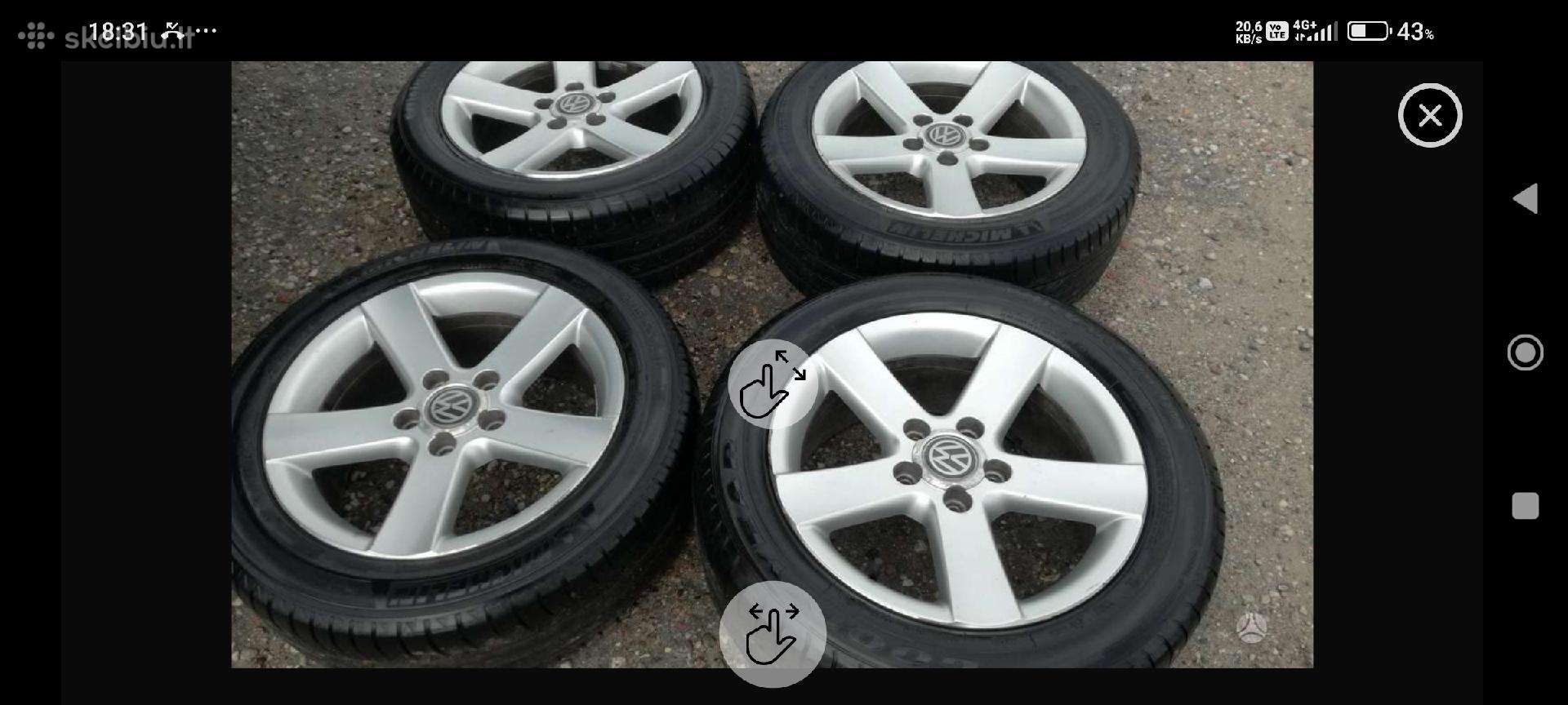 Volkswagen, легкосплавные , R16