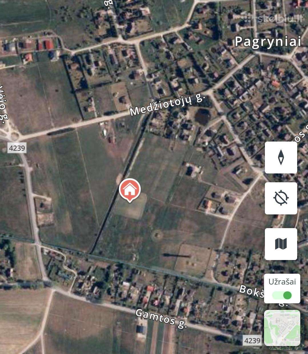 Namų valdos sklypas 51a.