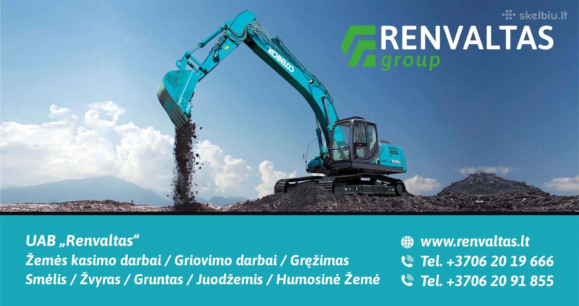 Žemės Gruntas +3706 20 19 666 Žvyras - Smėlis .