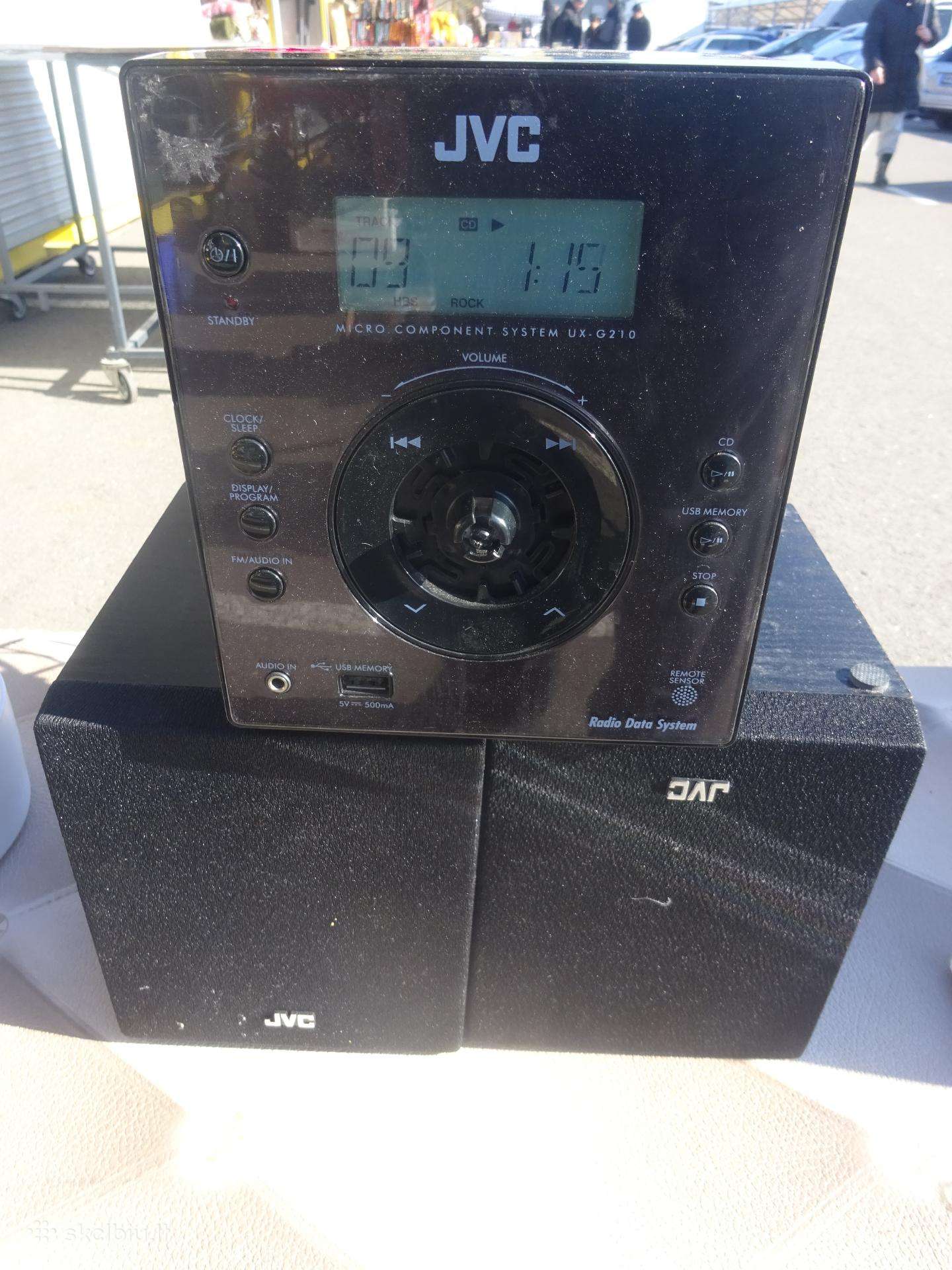 JVC muzikinis centras su CD ir Usb.