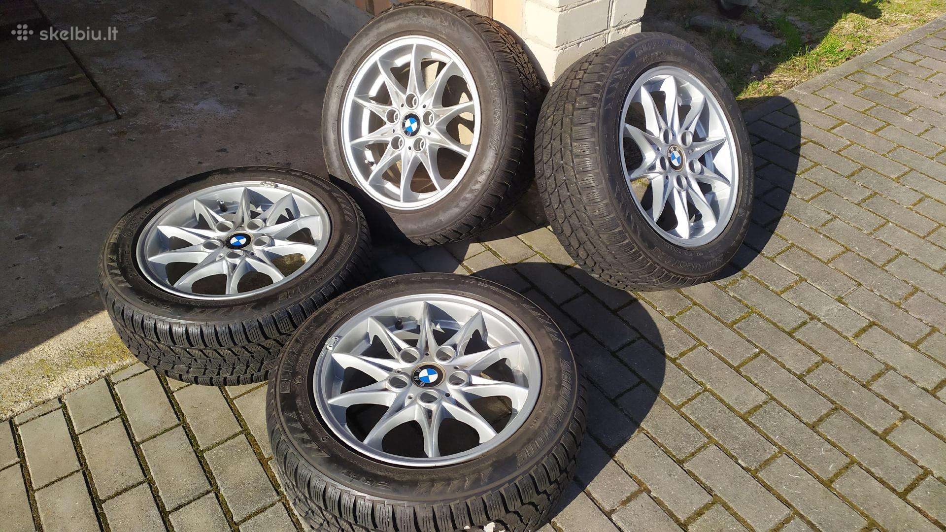 Bmw Style 104 originalus ratai su naujom padangom