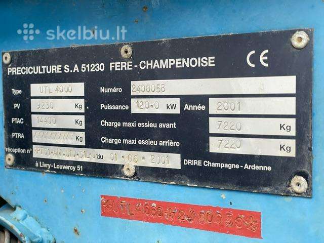 Berthoud 4000R, самоходные разбрызгиватели