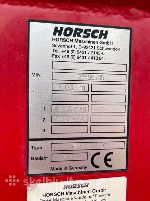 Horsch Pronto 6DC, сеялки, сажалки