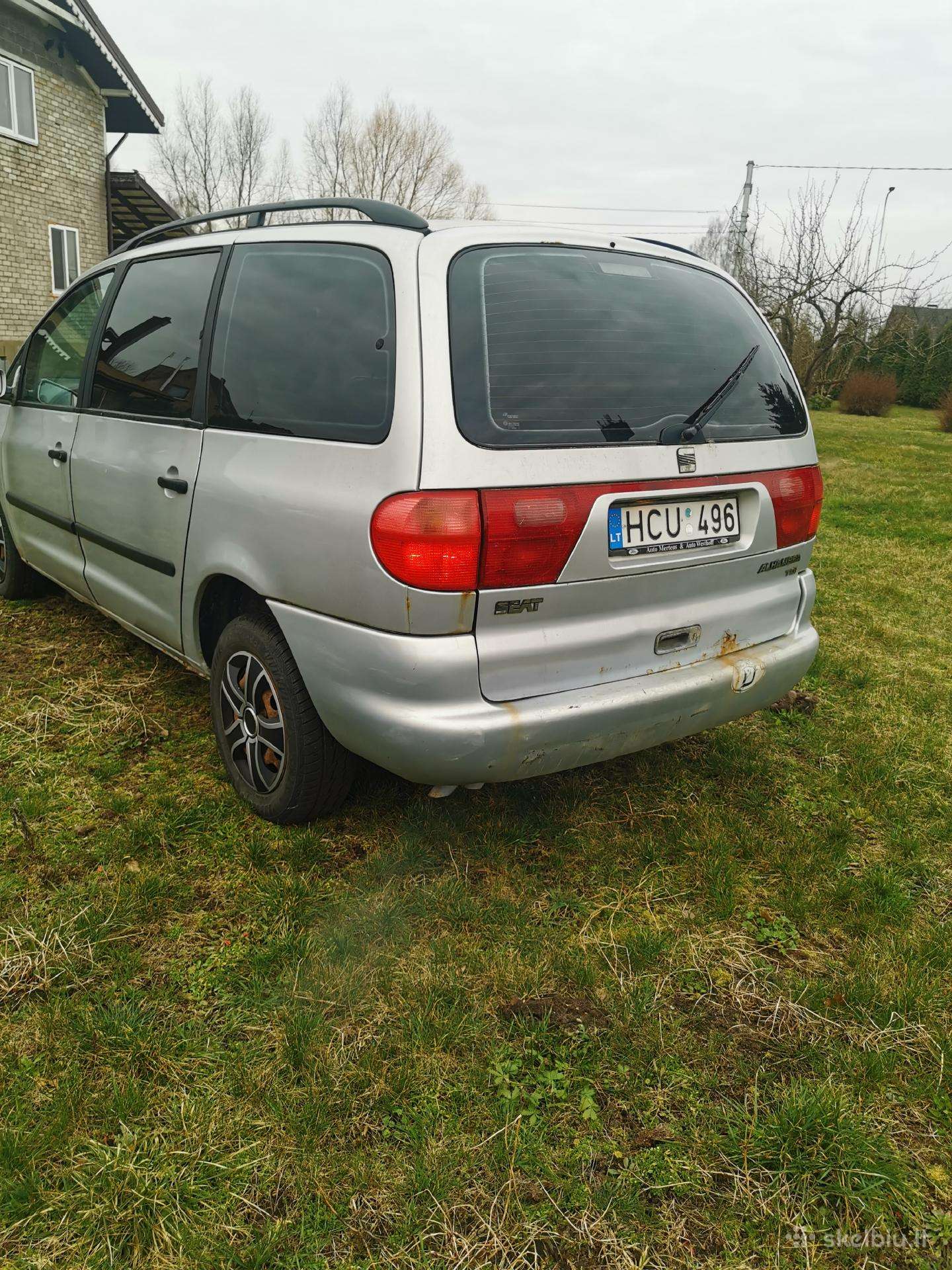 Seat Alhambra, 1.9 l., Минивэн 1999 m., | A25390525