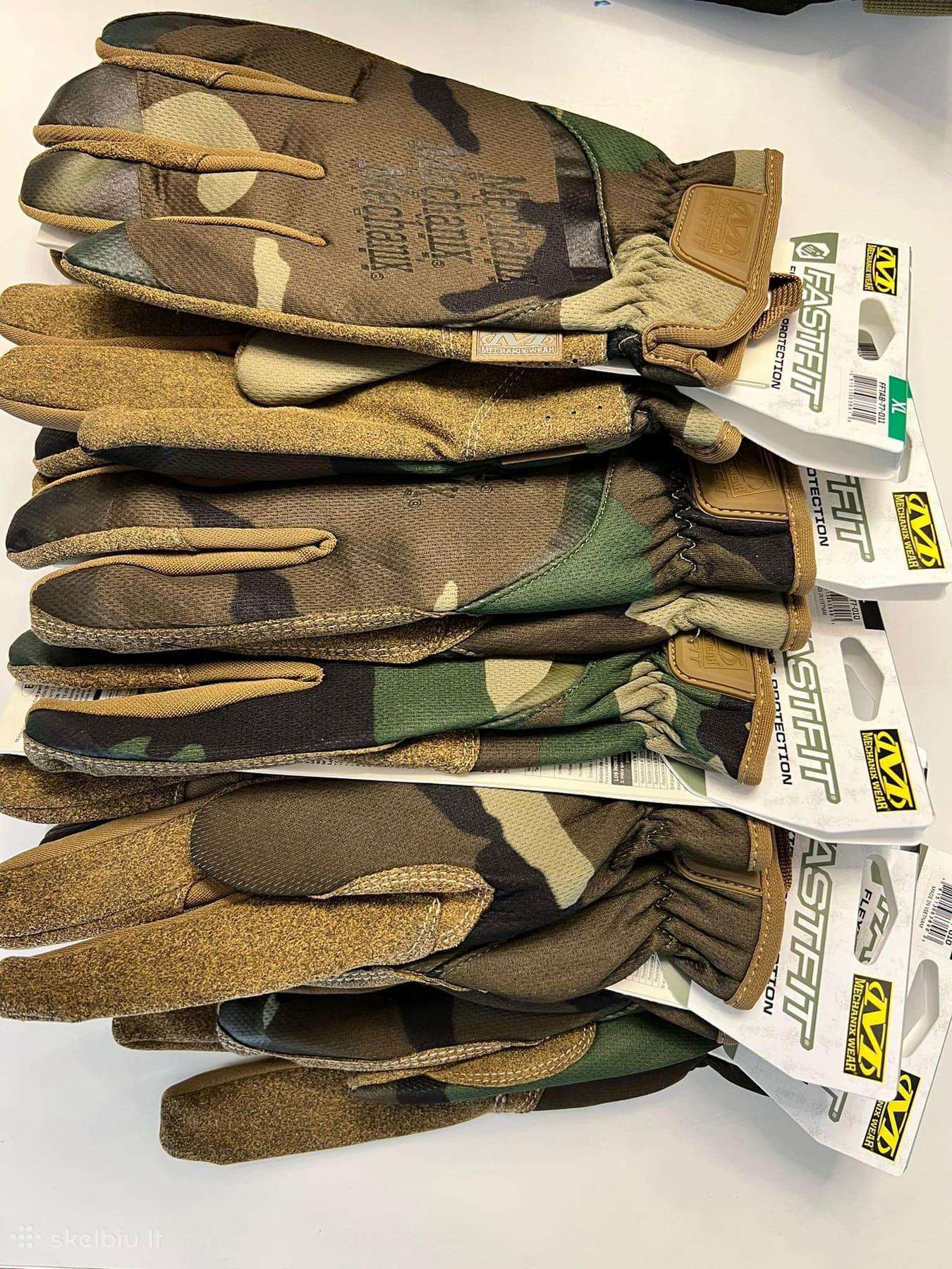 Mechanix woodland fast fit pirštinės