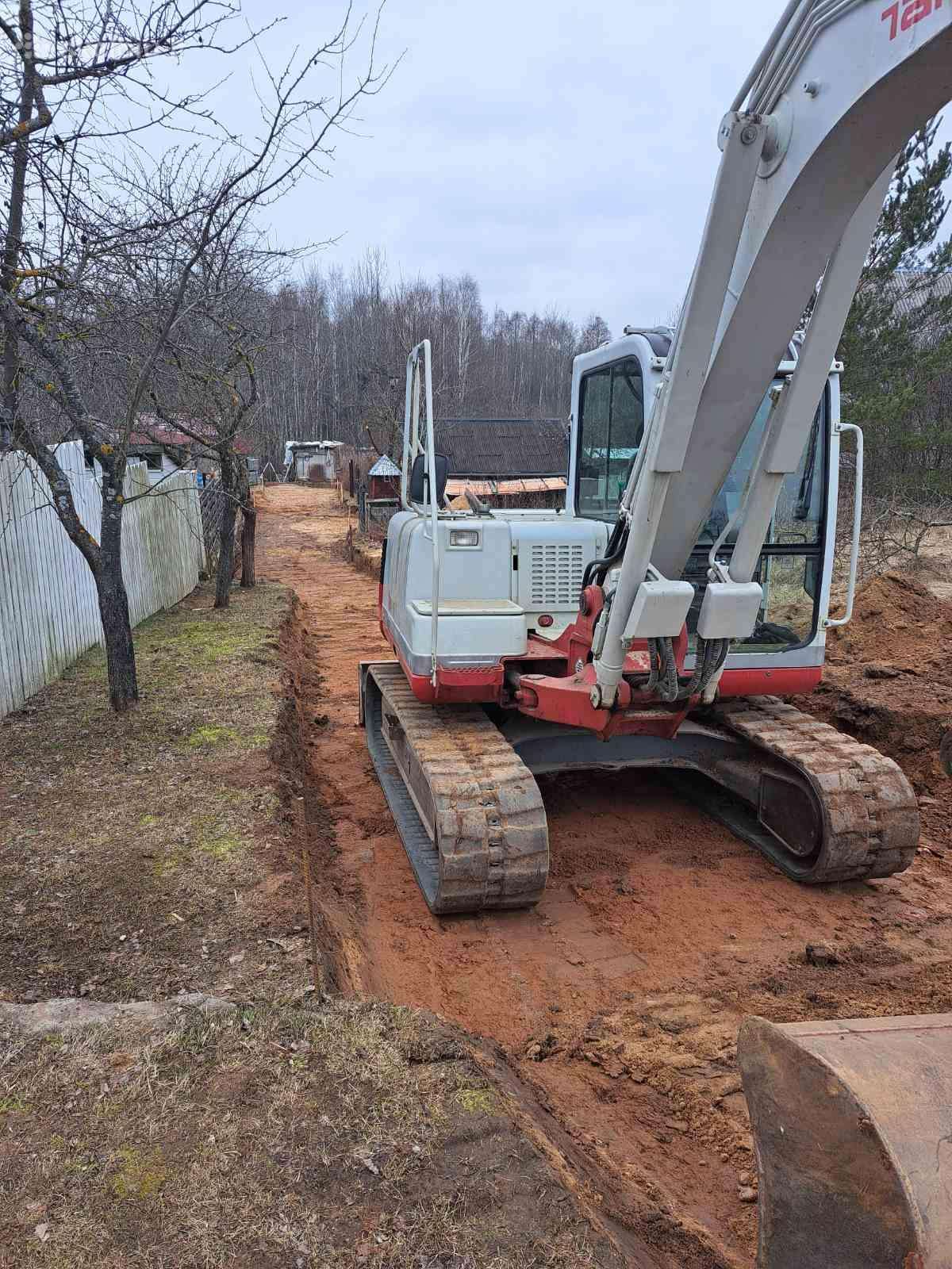 Vikšrinio ekskavatoriaus, Bobcat nuoma ir kita