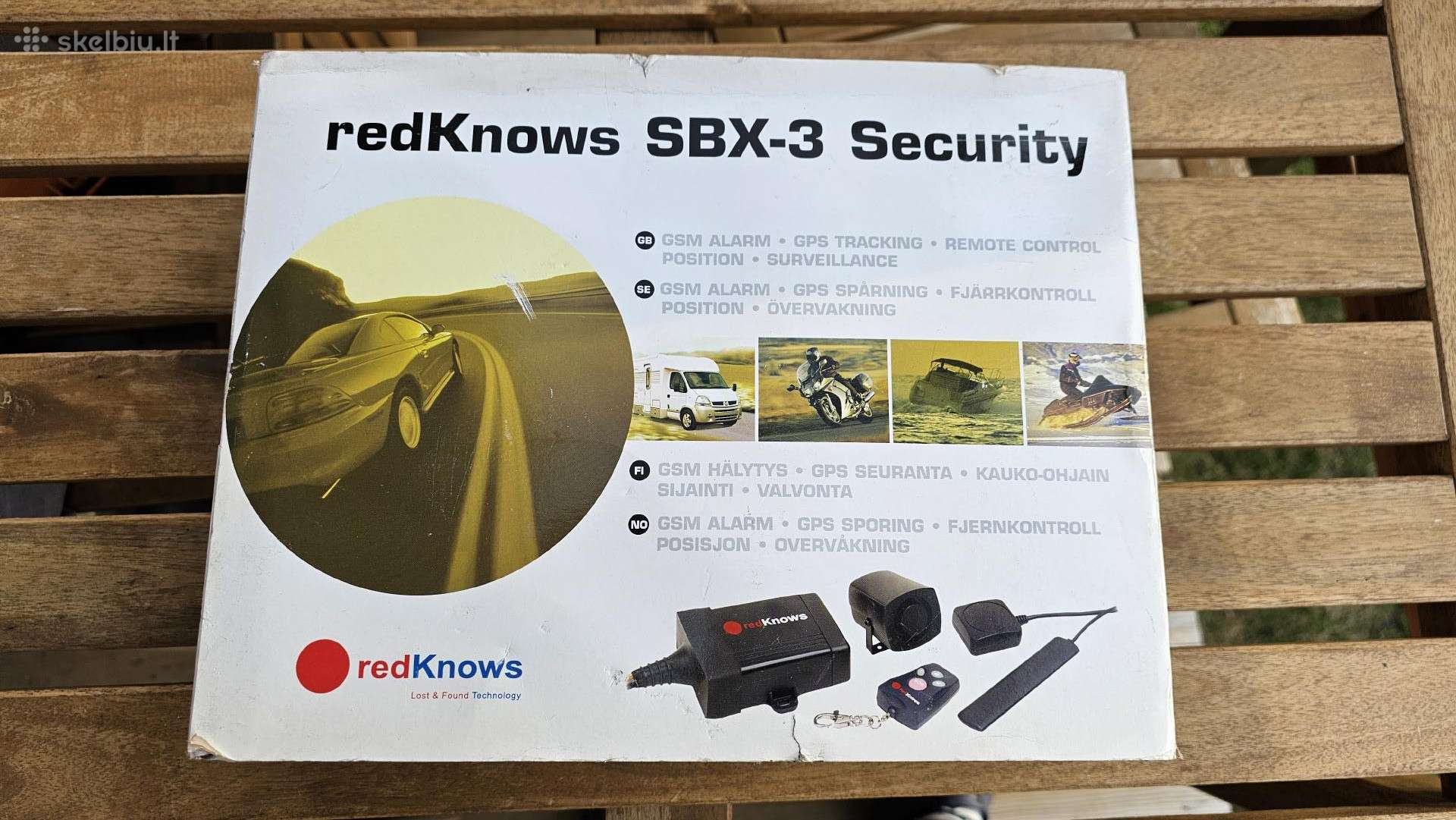 Apsaugos sistema redknows sbx-3