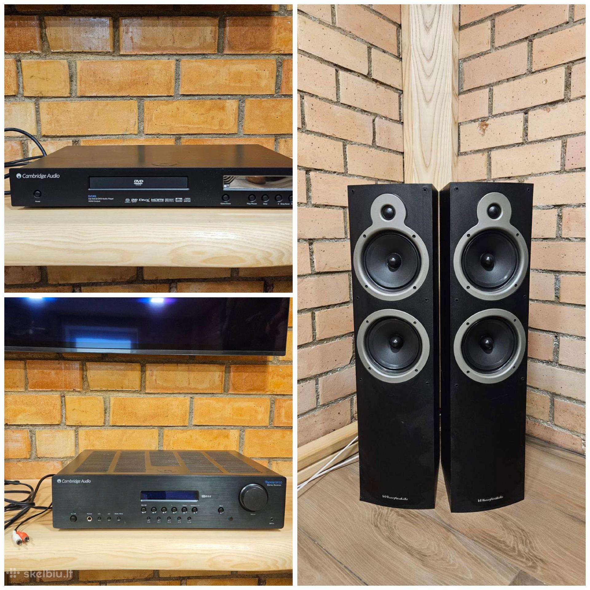 Cambridge Audio Topaz Sr10 ir kolonėlės Wharfedale
