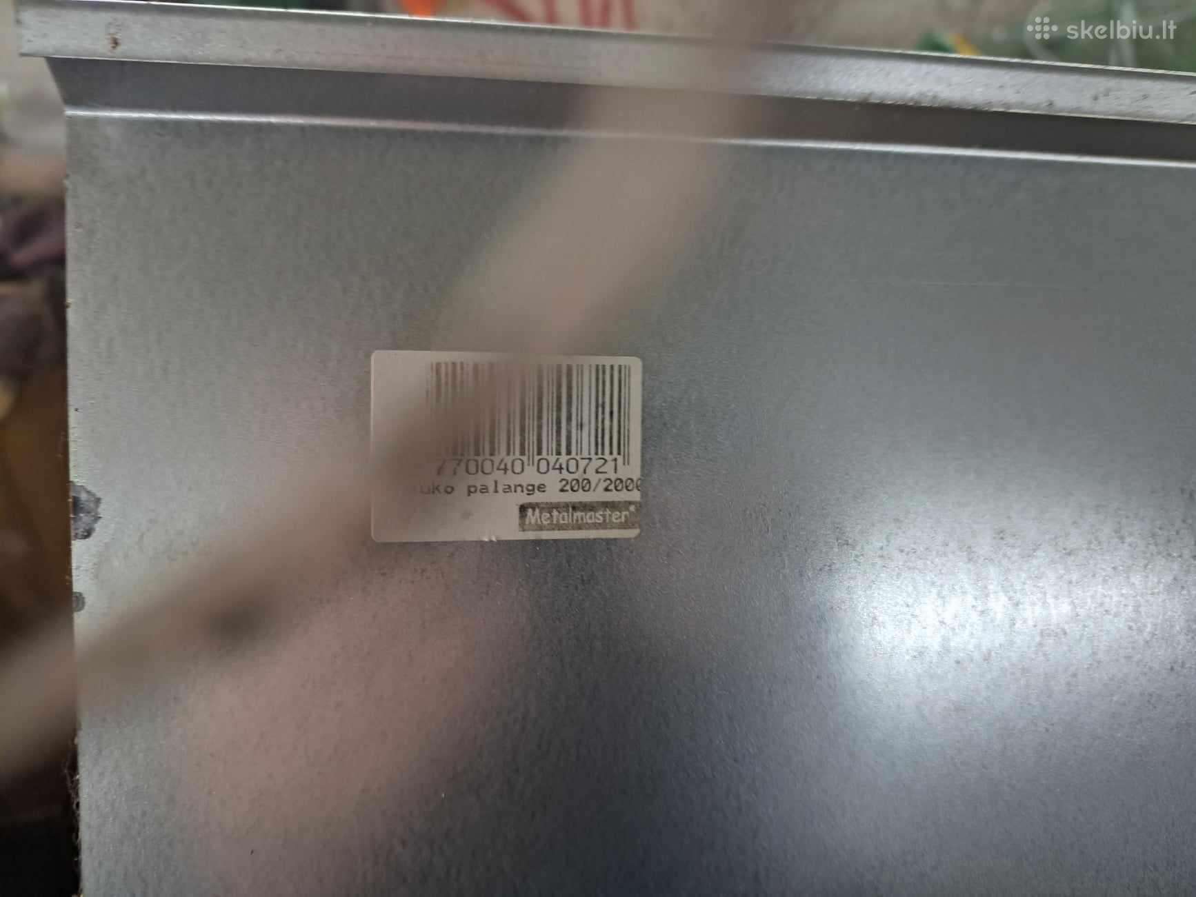 Cinkuotos išorinės palangės 2m/ 20 yra 5 vnt.