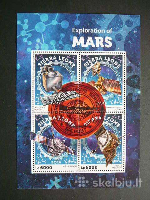 Kosmosas Marsas Sierra Leone 2016 antsp. sl115