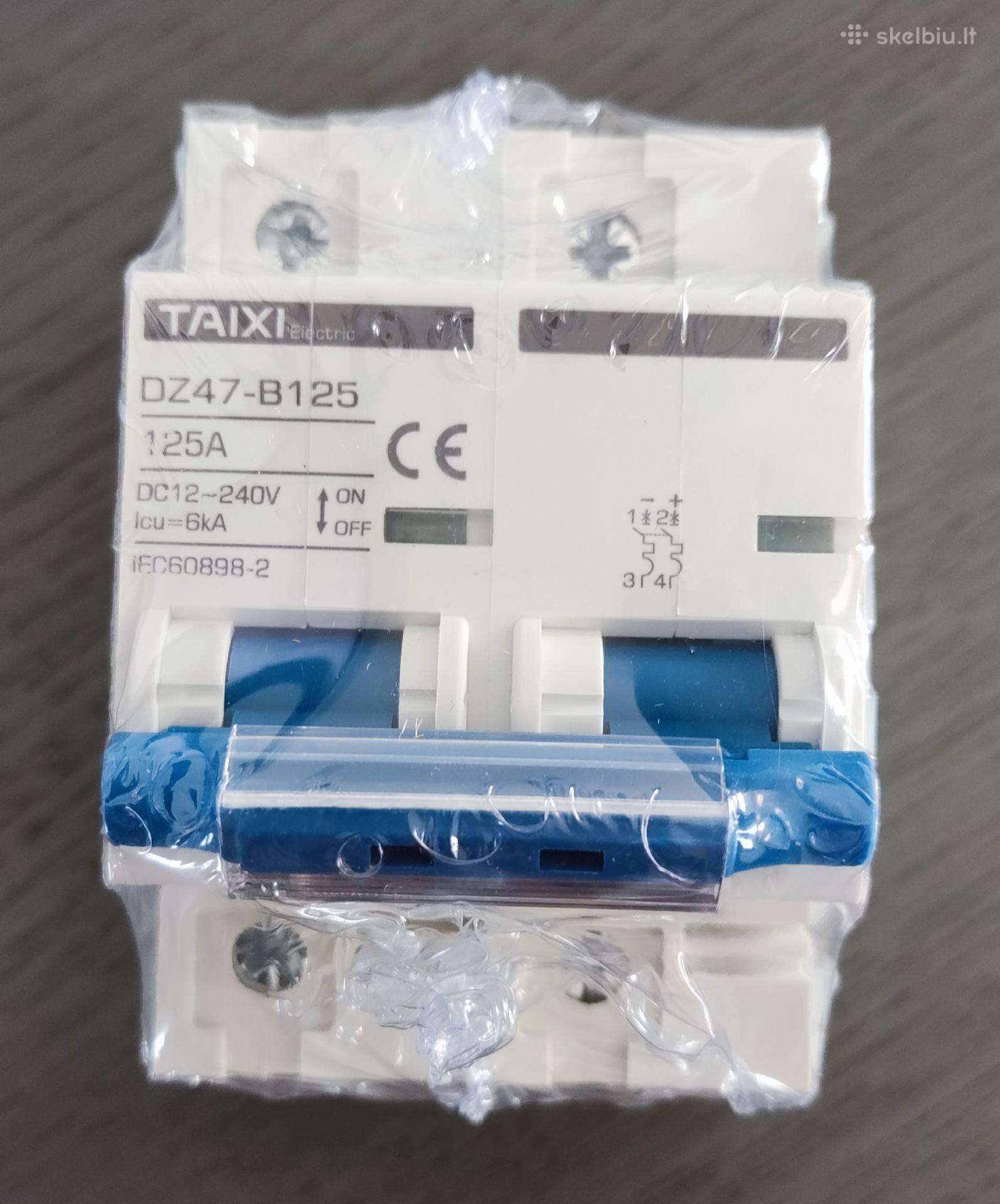 Dc automatukas 125a 12-240v
