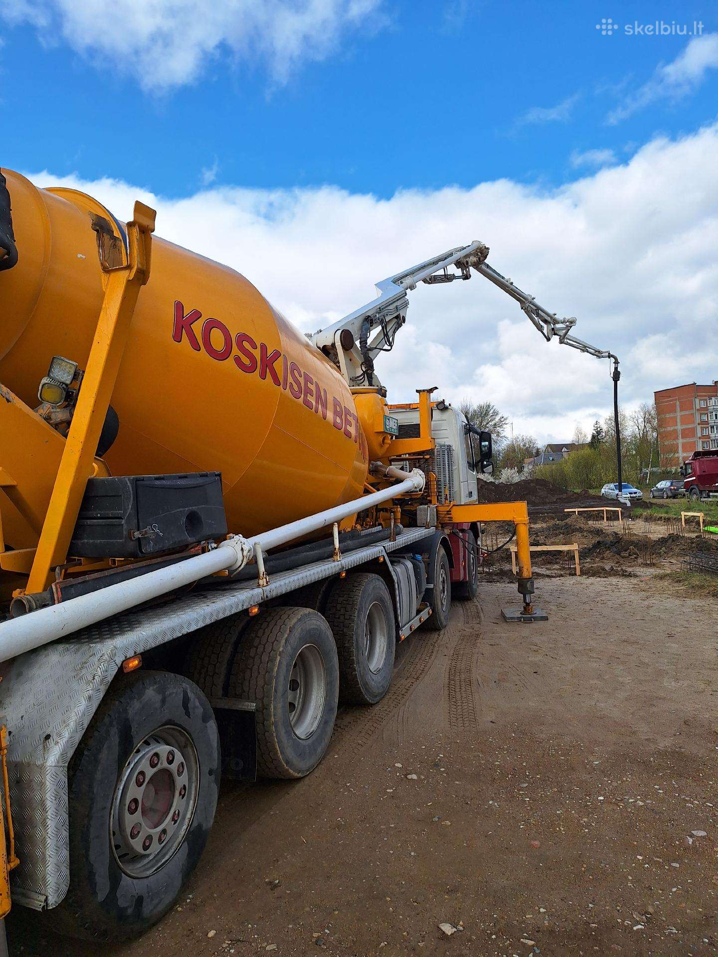 Betono siurblys pompa 7m3 Klaipeda