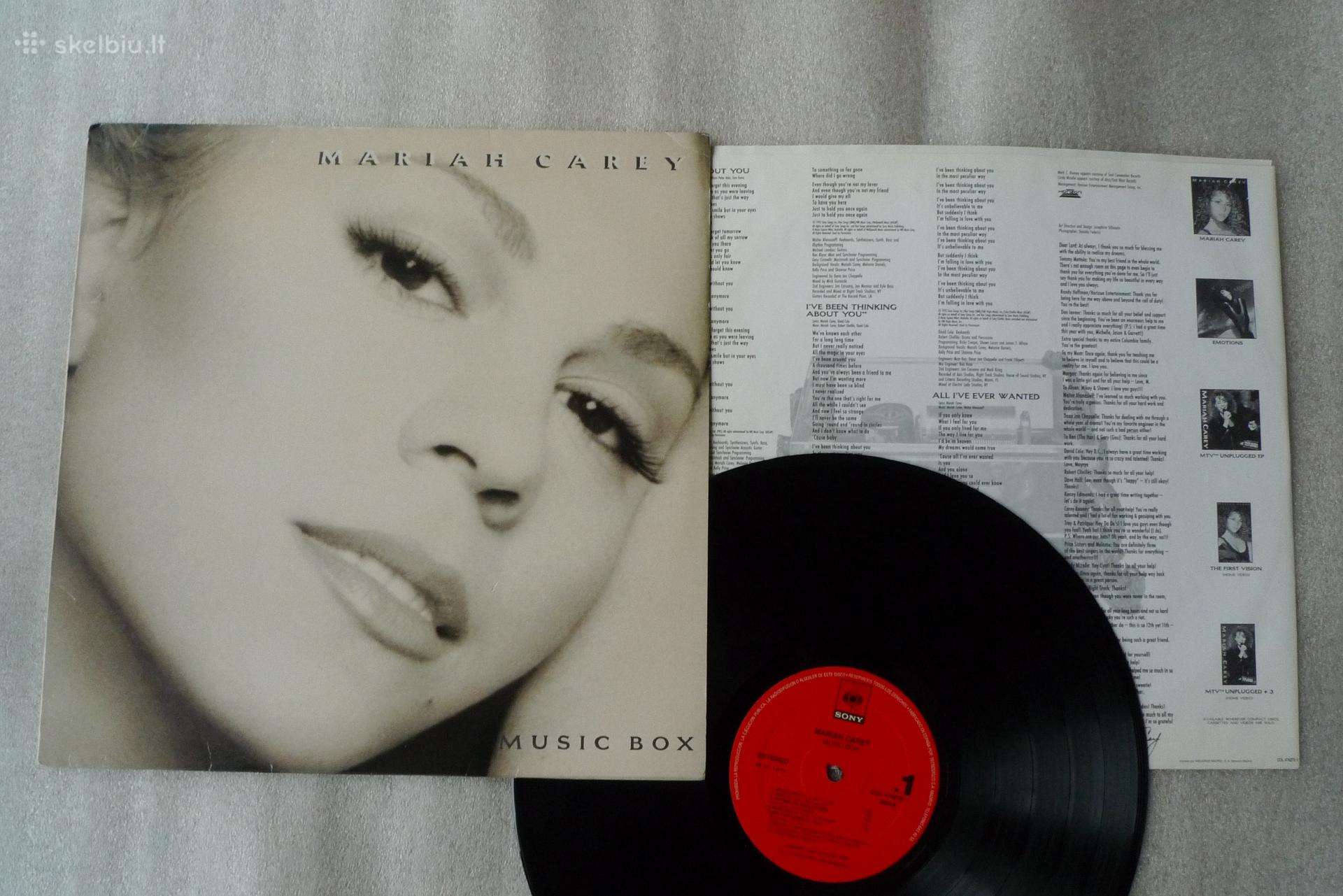 Mariah Carey Music Box Lp l.geros bukles