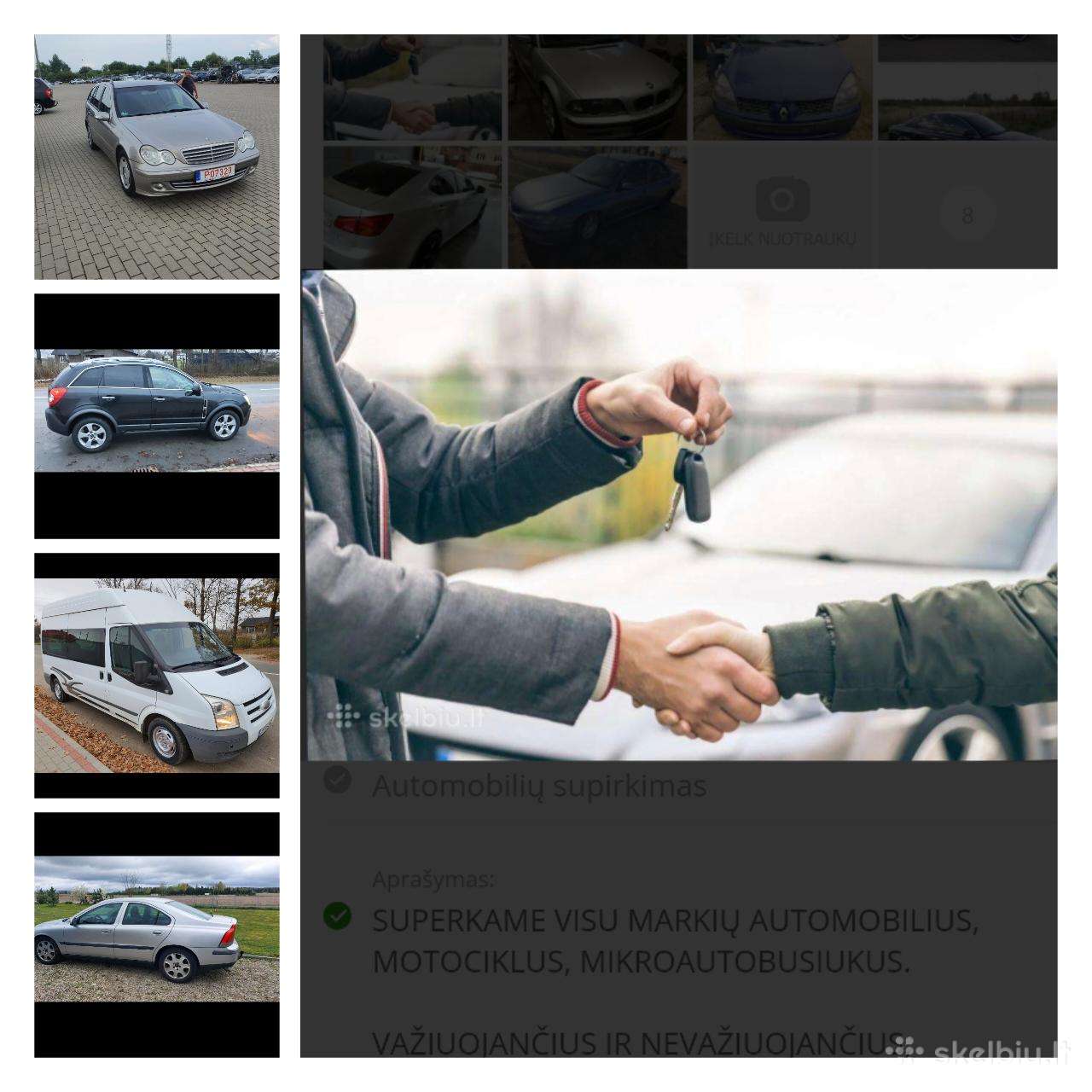 Auto! Mikro! Traktorių! Supirkimas Kaune! 24-7
