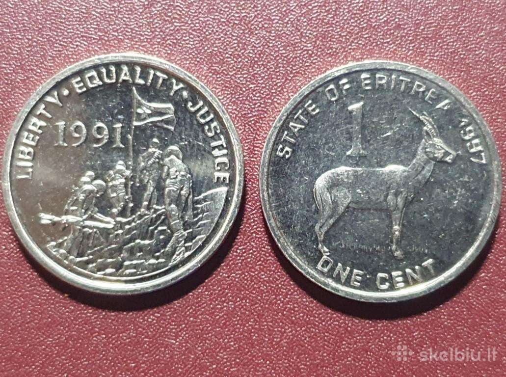 Eritrėja 1 Centas, 1997 Km43