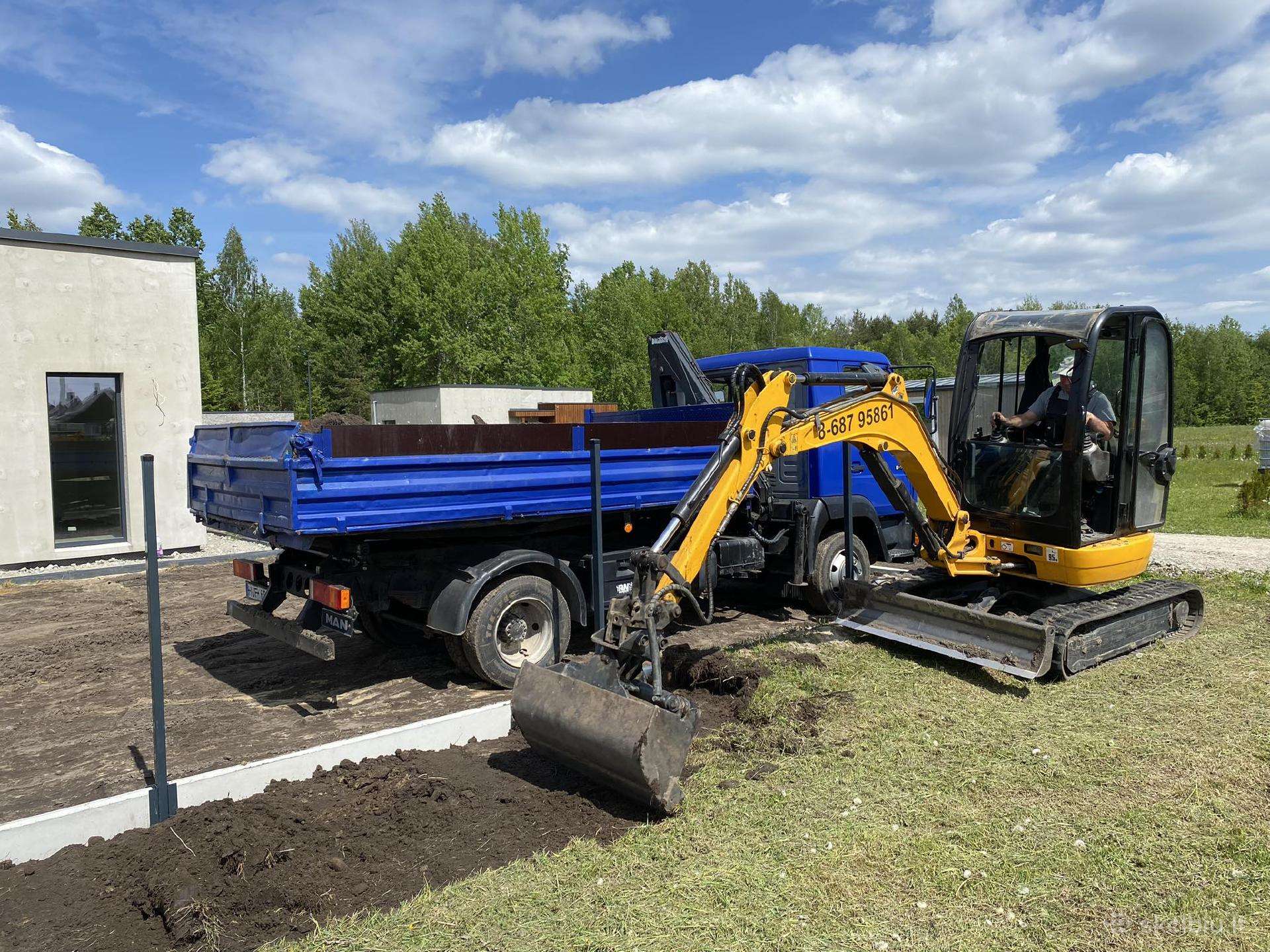 JCB 8027, прокат строительного транспорта