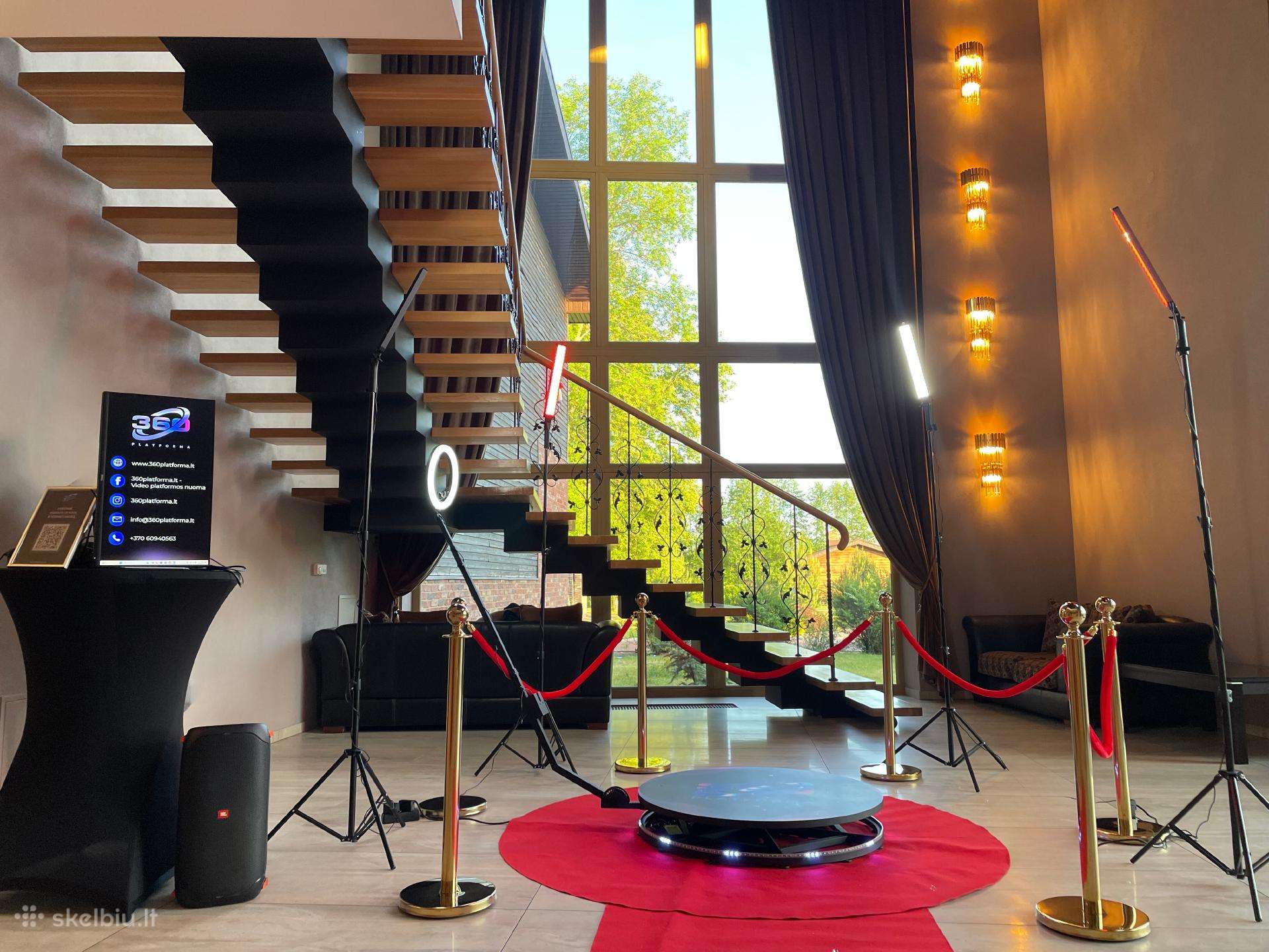 360 Video platformos ir Fotobūdelės nuoma šventėms