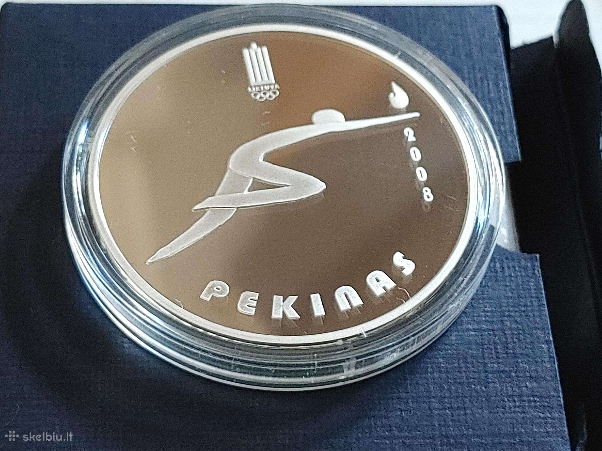50 litų moneta - Pekinas Olimpiada
