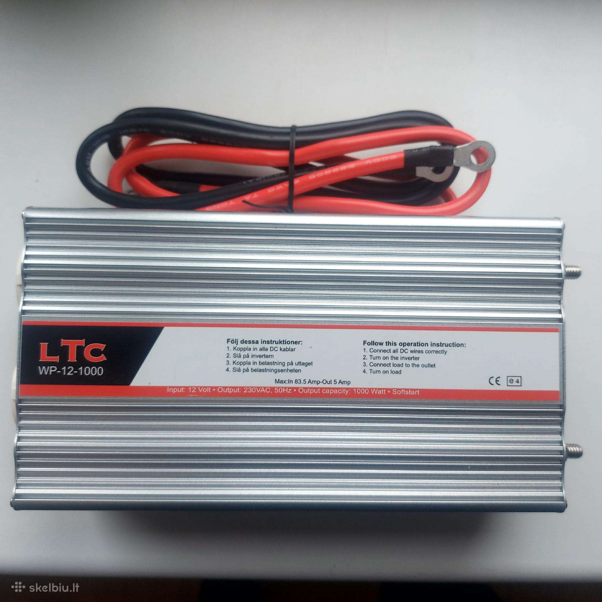 Įtampos keitiklis inverteris 12v-230v