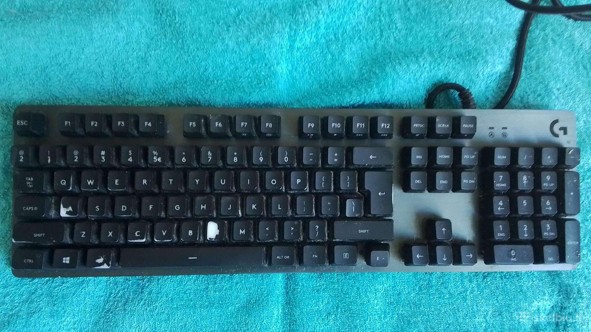 Logitech G413 mechaninė klaviatūra dalims