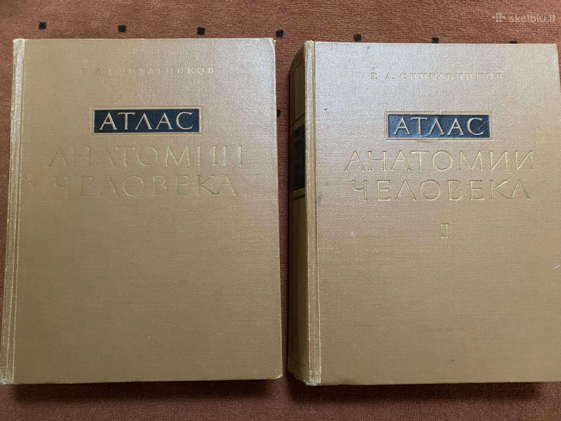 Žmogaus anatomijos atlasas I-II tomai (Sinelnikov)
